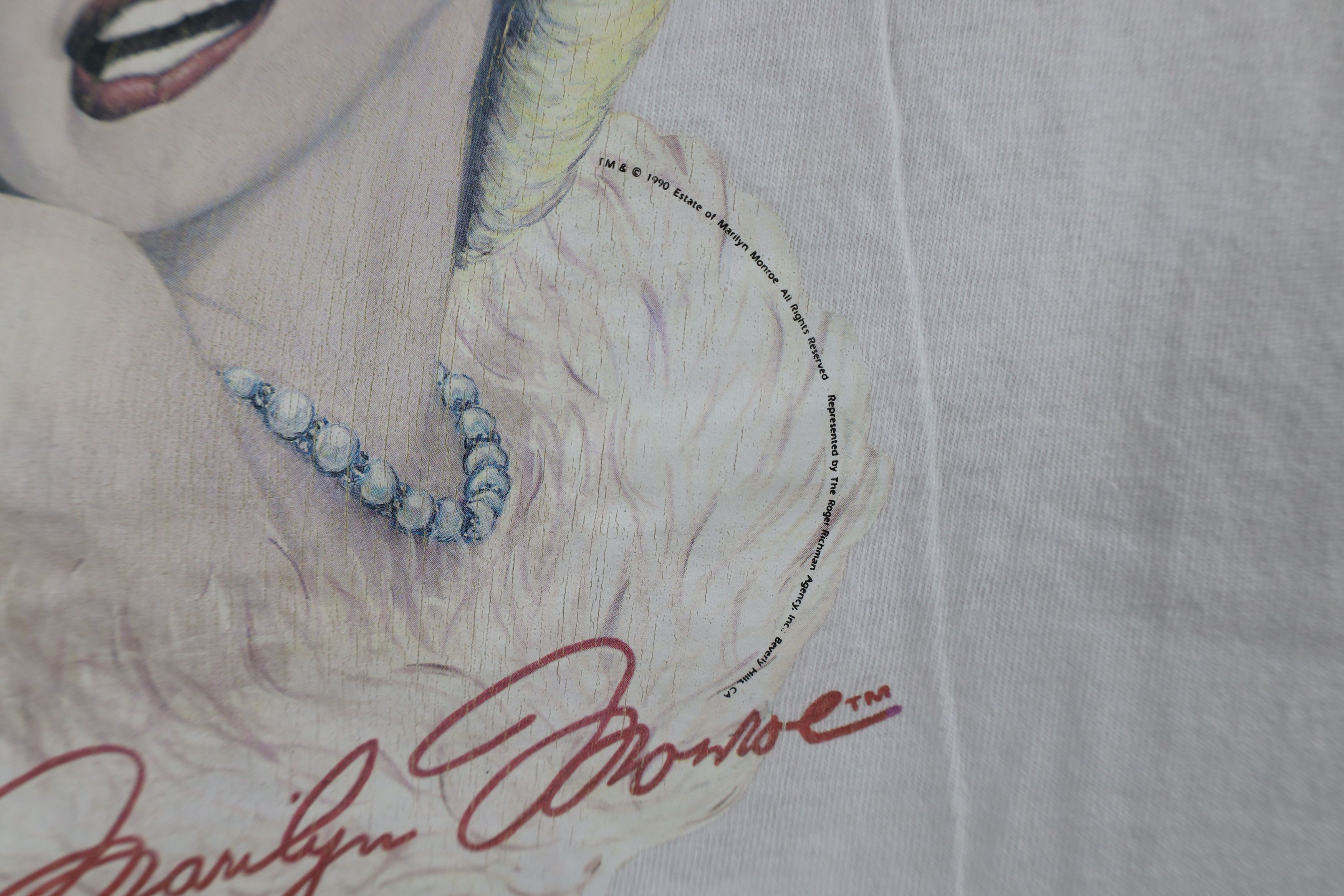 Vintage Vintage 90s Streetwear Marilyn Monroe Short Sleeve T-Shirt Size US XL / EU 56 / 4 - 5 Thumbnail