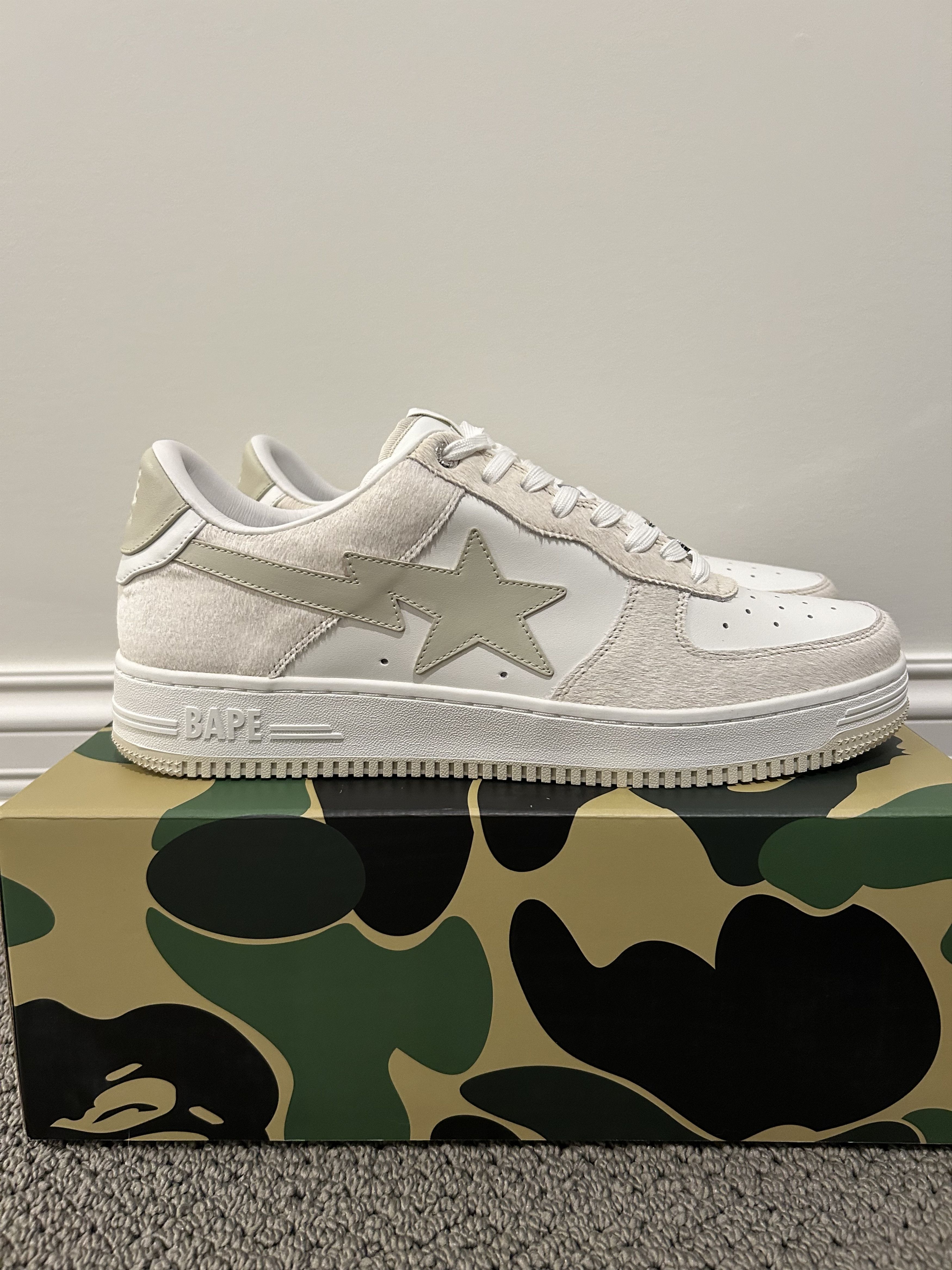 image of Bape Sta 1 Shoes in Beige, Men's (Size 13)