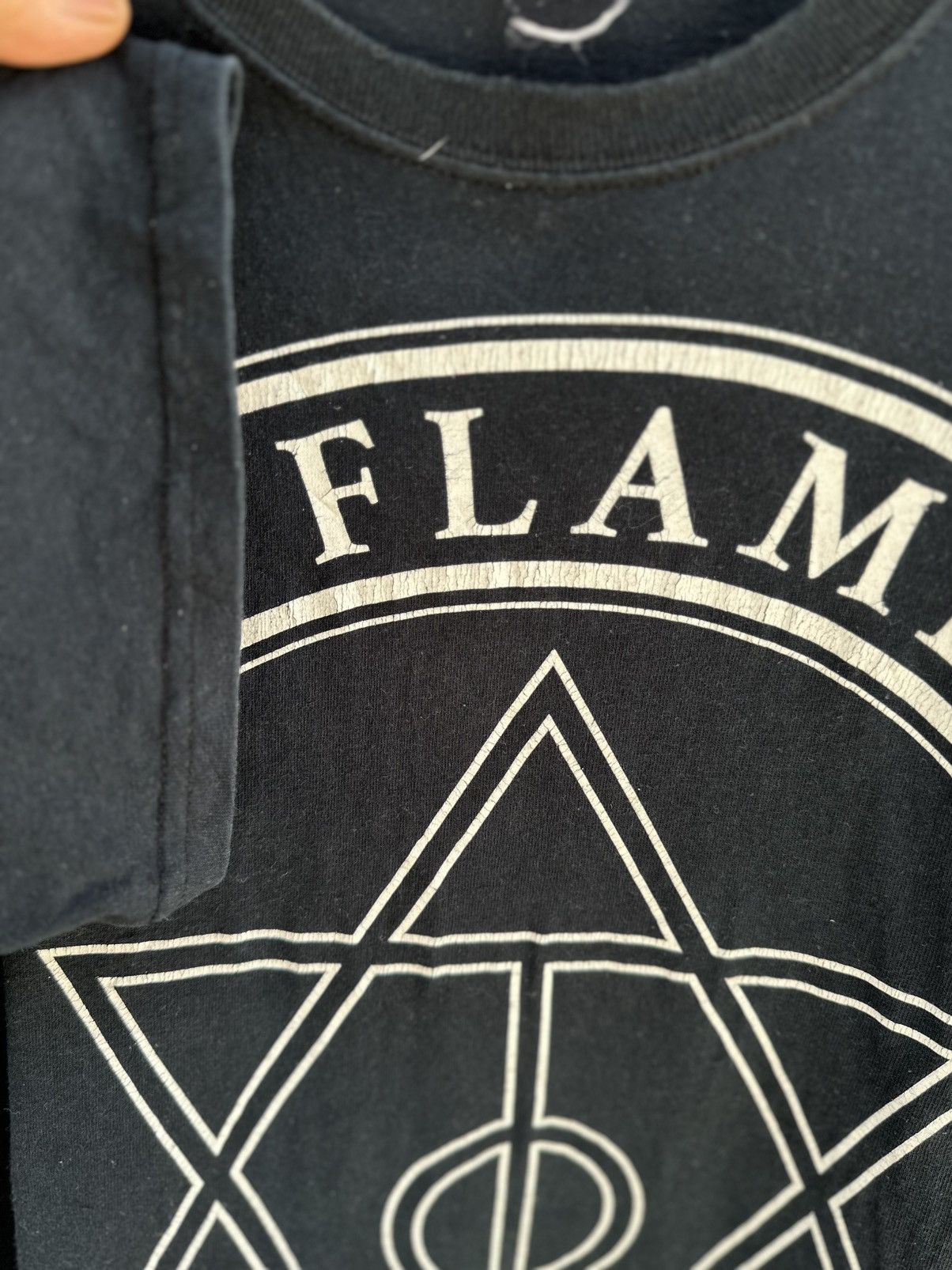 Band Tees Vintage In Flames Knotfest Japan Faded Grunge Tee Size US L / EU 52-54 / 3 - 3 Thumbnail