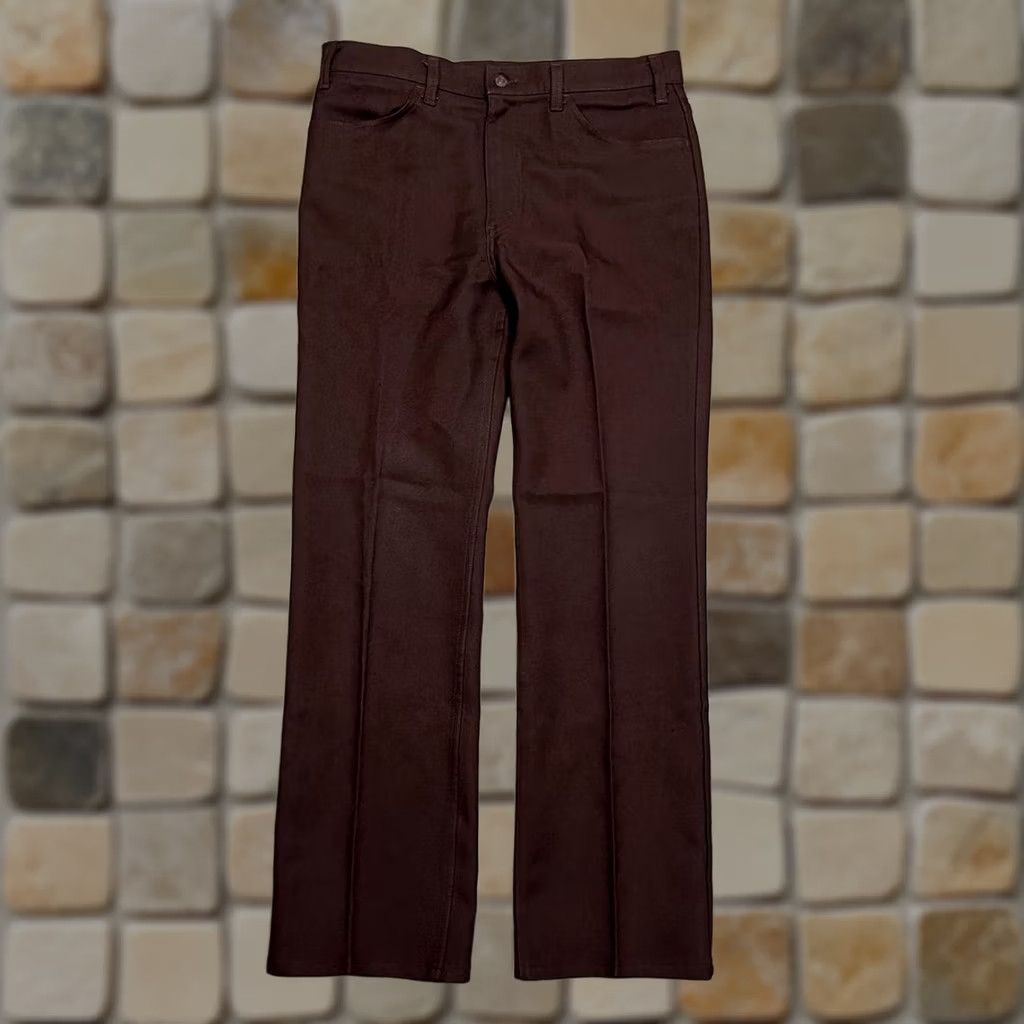 Levi's VINTAGE Levi's pants dress slacks brown USA 70s 36x32 made in Size US 36 / EU 52 - 1 Thumbnail