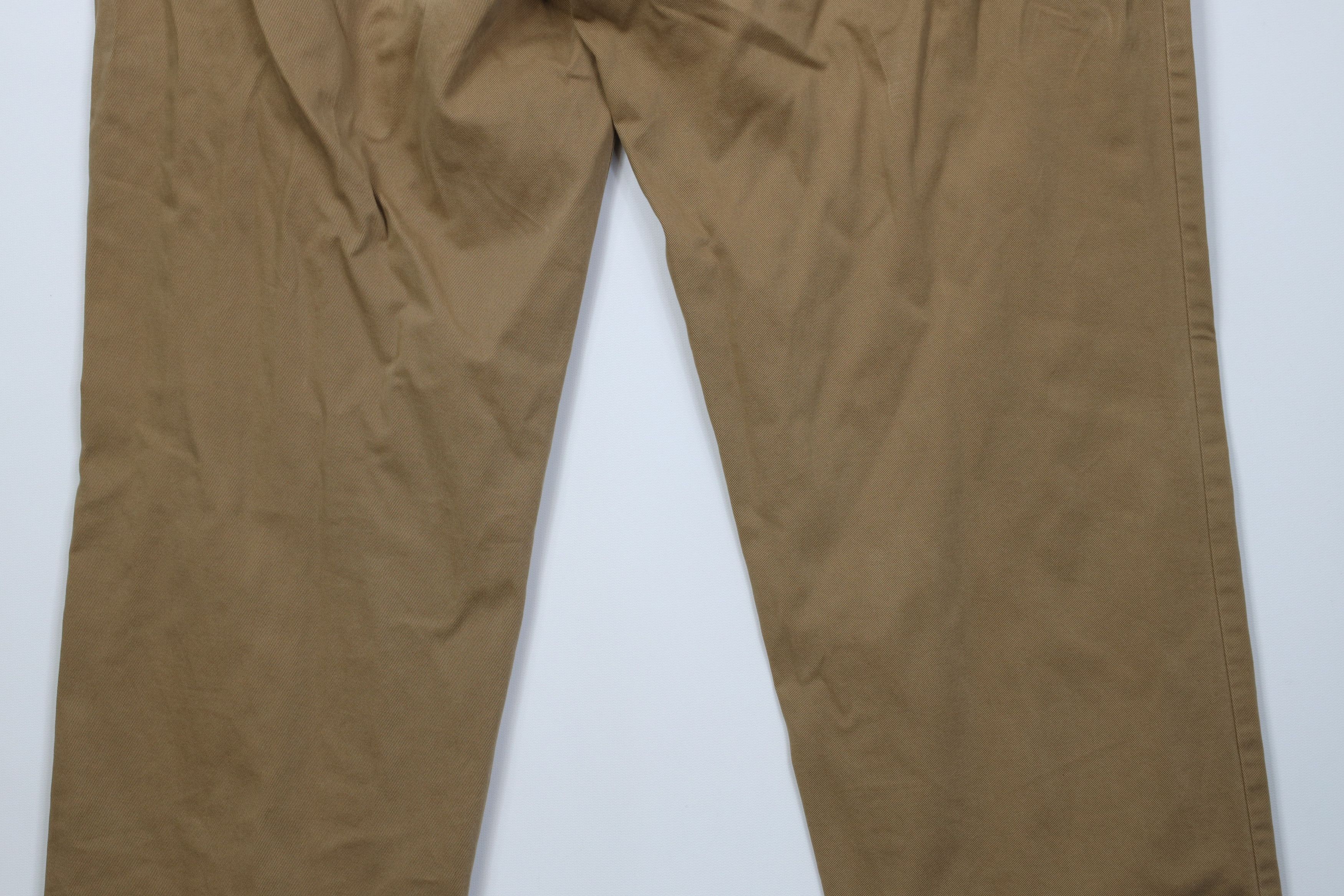 Ralph Lauren Vintage 90s Ralph Lauren Wide Leg Chino Pants Trousers Khaki Size US 36 / EU 52 - 11 Thumbnail