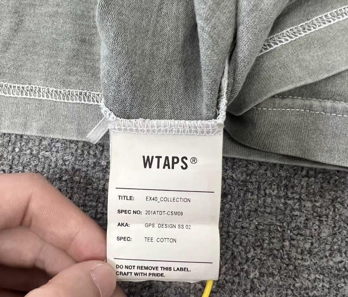 Wtaps WTAPS Logo Patch Short Sleeve T-shirt J16 Size US M / EU 48-50 / 2 - 6 Thumbnail
