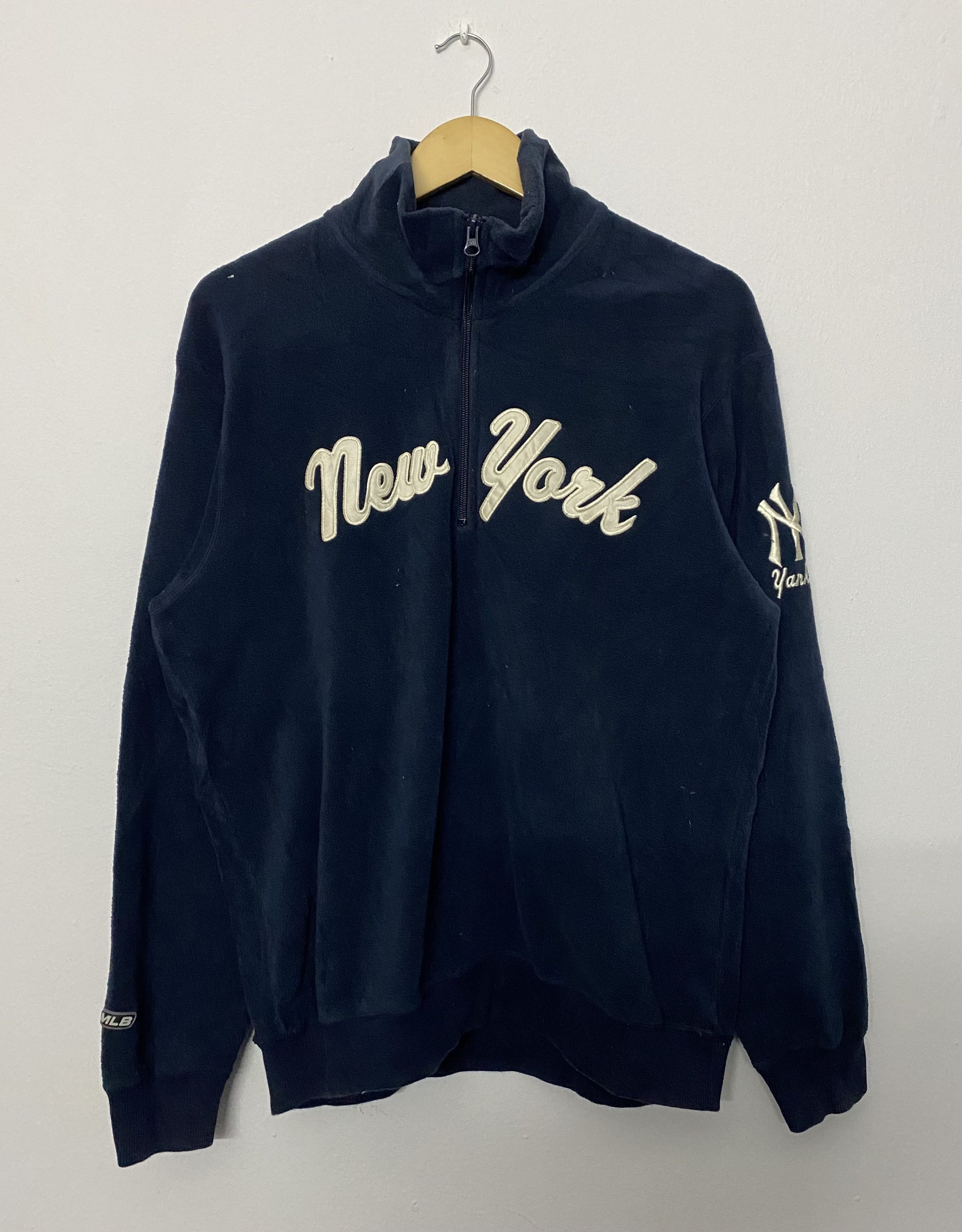 MLB New York Yankees MLB Fleece Quarter-Zip Jacket Size M Size US M / EU 48-50 / 2 - 1 Thumbnail