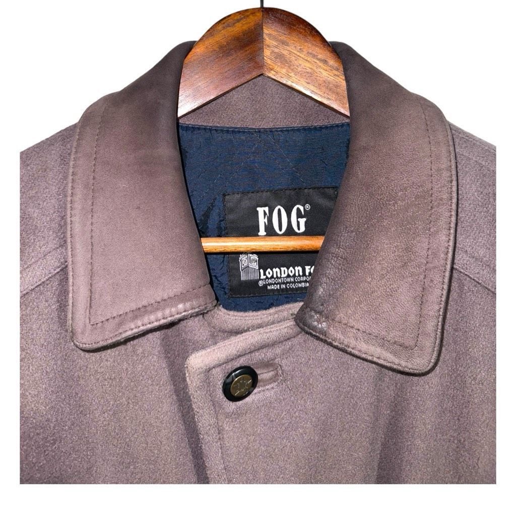 London Fog 80s London Fog Wool & Leather Barn Coat Size M Size US M / EU 48-50 / 2 - 2 Thumbnail