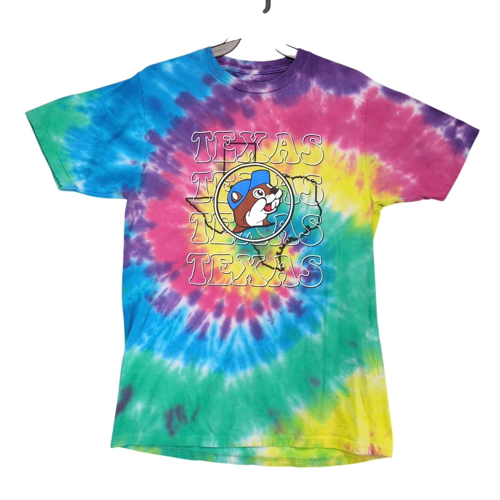Other Buc-ee's Texas Rainbow Tie Dye T-Shirt Men's S Beaver TX Size US S / EU 44-46 / 1 - 1 Thumbnail