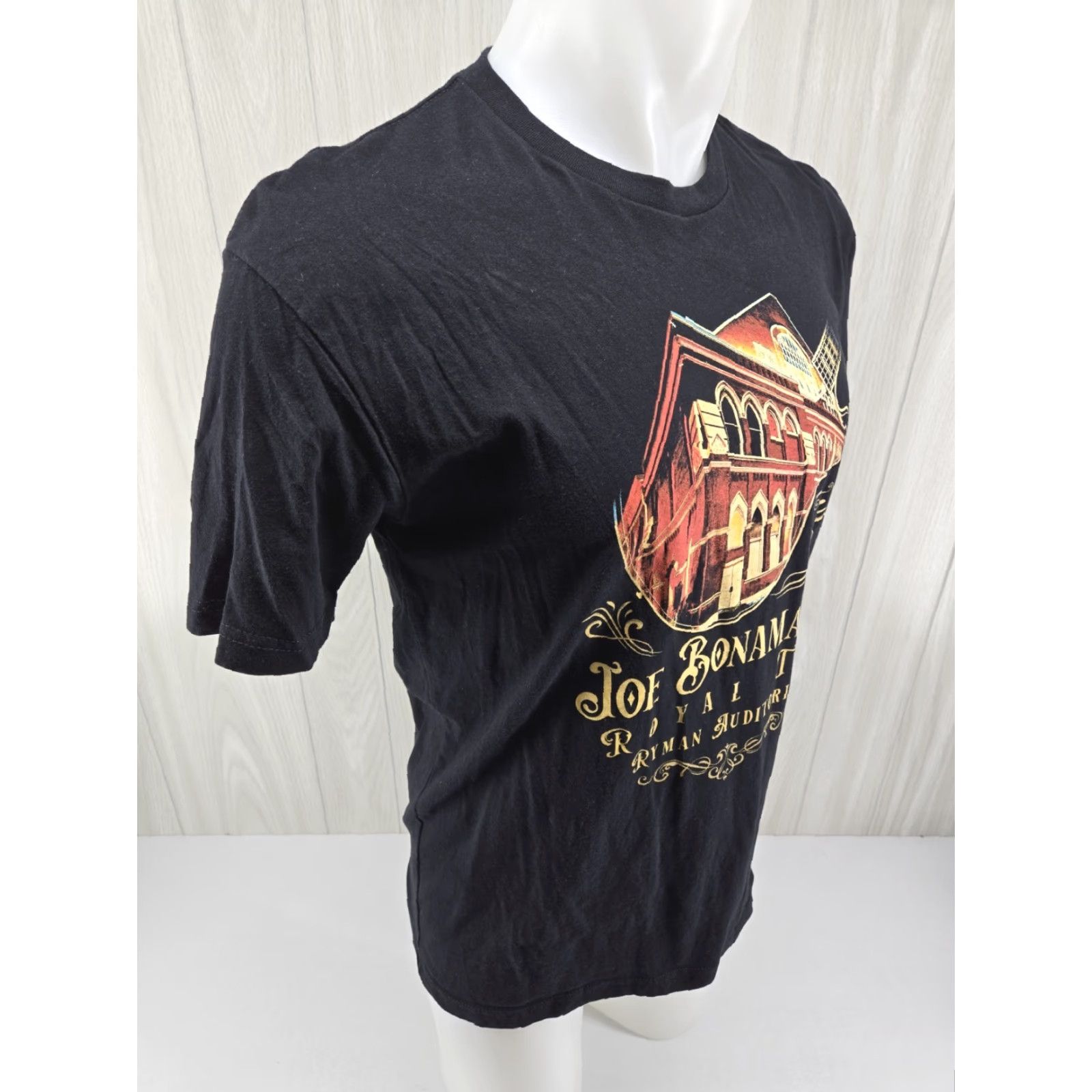 Vintage VINTAGE Joe Bonamassa Royal Tea, Ryman Auditorium 2020 Black T-Shirt MEDIUM Shirt Mens - Joe Bonamassa 2020 Concert Size US M / EU 48-50 / 2 - 7 Thumbnail
