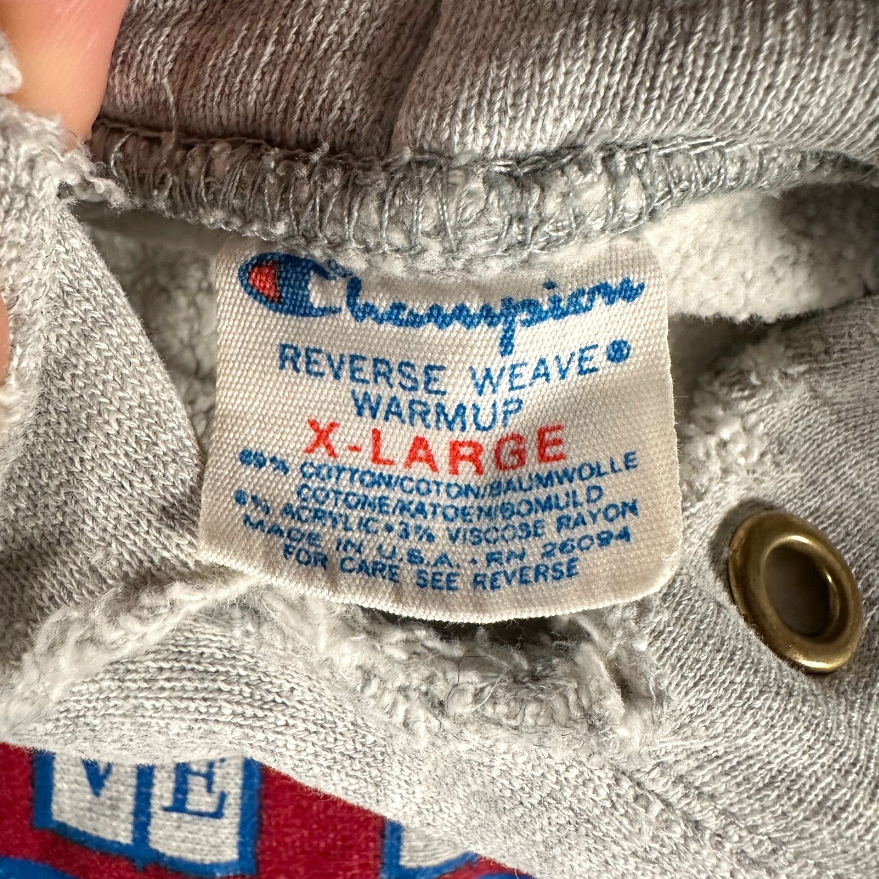Champion VINTAGE Harvard Graduate School Champion Reverse Weave Hoodie Womens XL Crop 90s College University Gray Size XL / US 12-14 / IT 48-50 - 5 Thumbnail