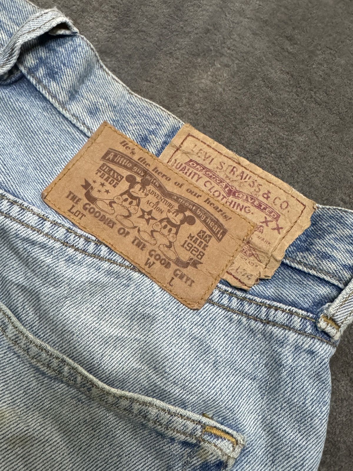 Levi's Made & Crafted Vintage Levis 501 x Disney Death Valley Jeans Size US 32 / EU 48 - 9 Thumbnail