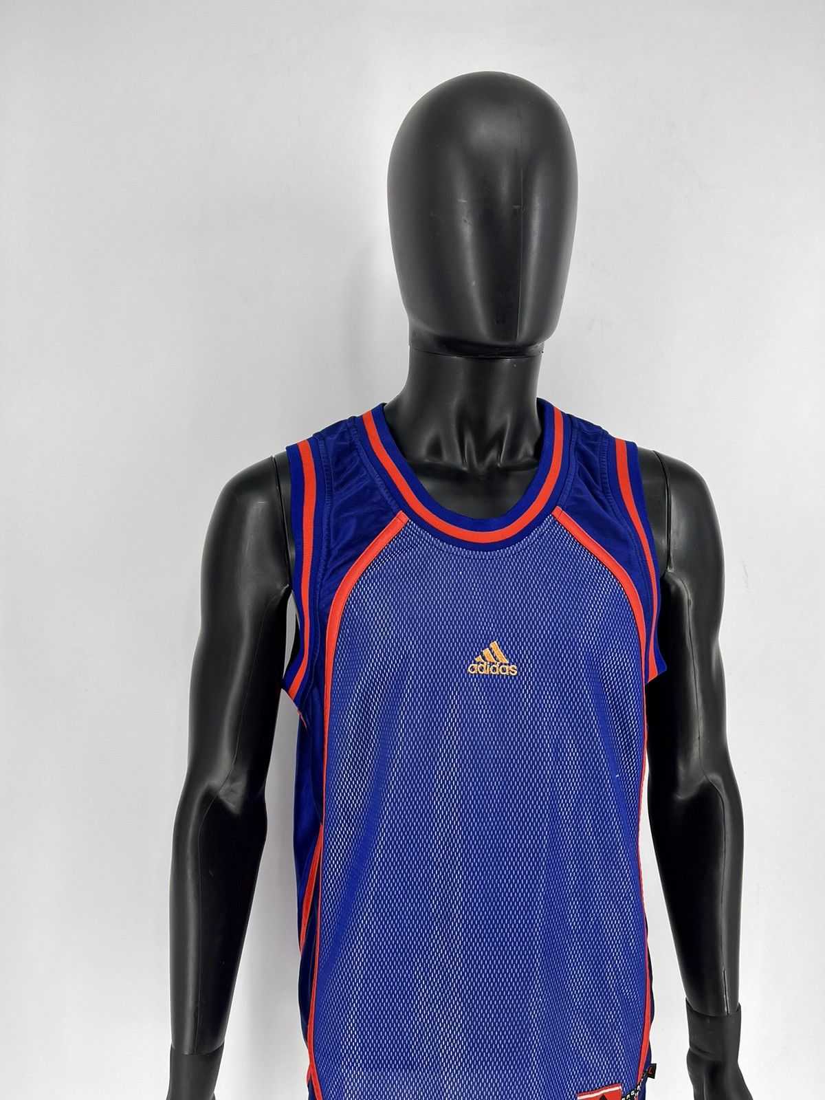Other Adidas Vintage 90s Jersey Number One Basketball Rare Item Size US L / EU 52-54 / 3 - 3 Thumbnail