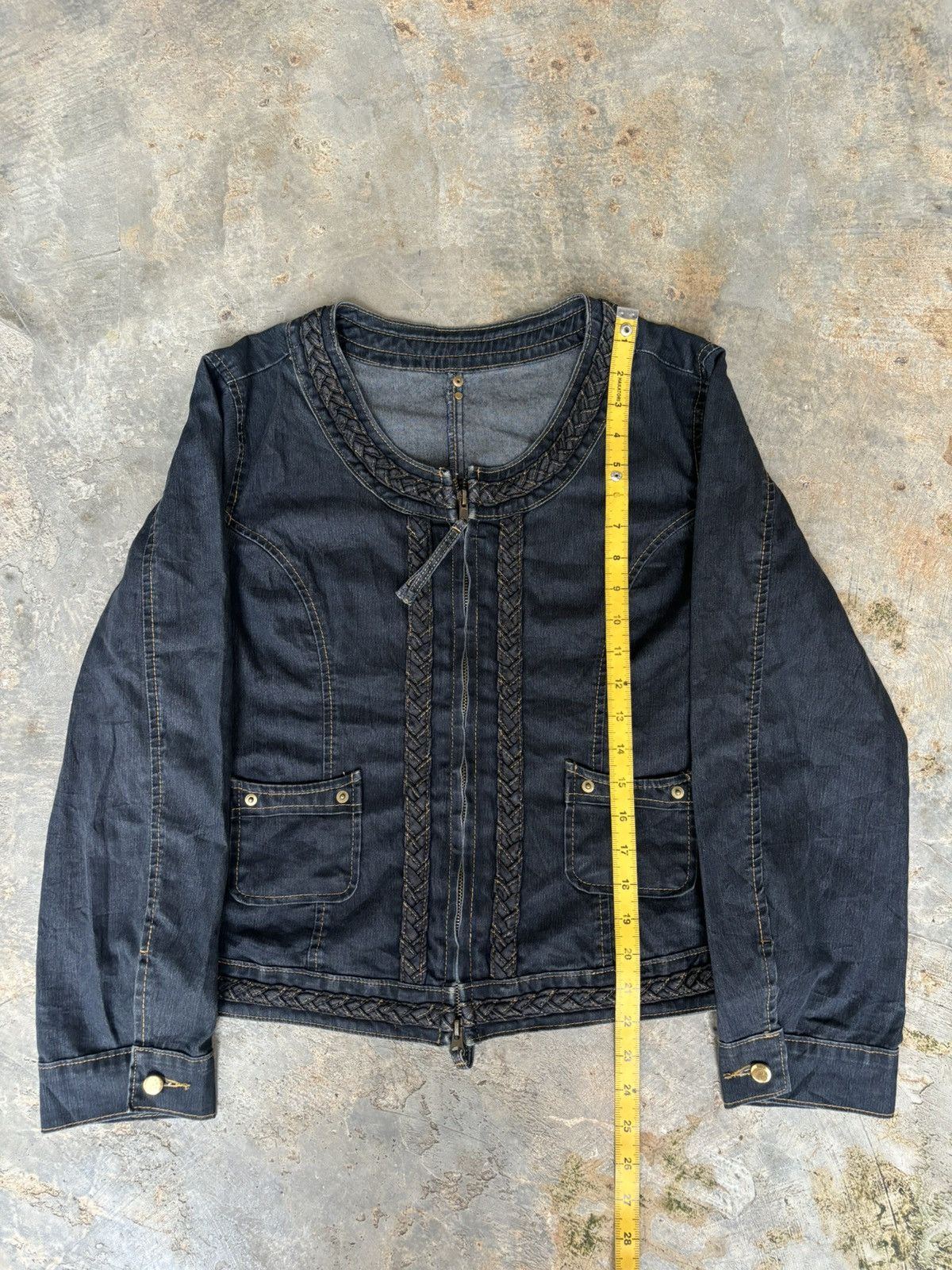 If Six Was Nine Y2k Sun rose Ifsixwaenine Lgb Style Denim jacket Size M / US 6-8 / IT 42-44 - 9 Thumbnail