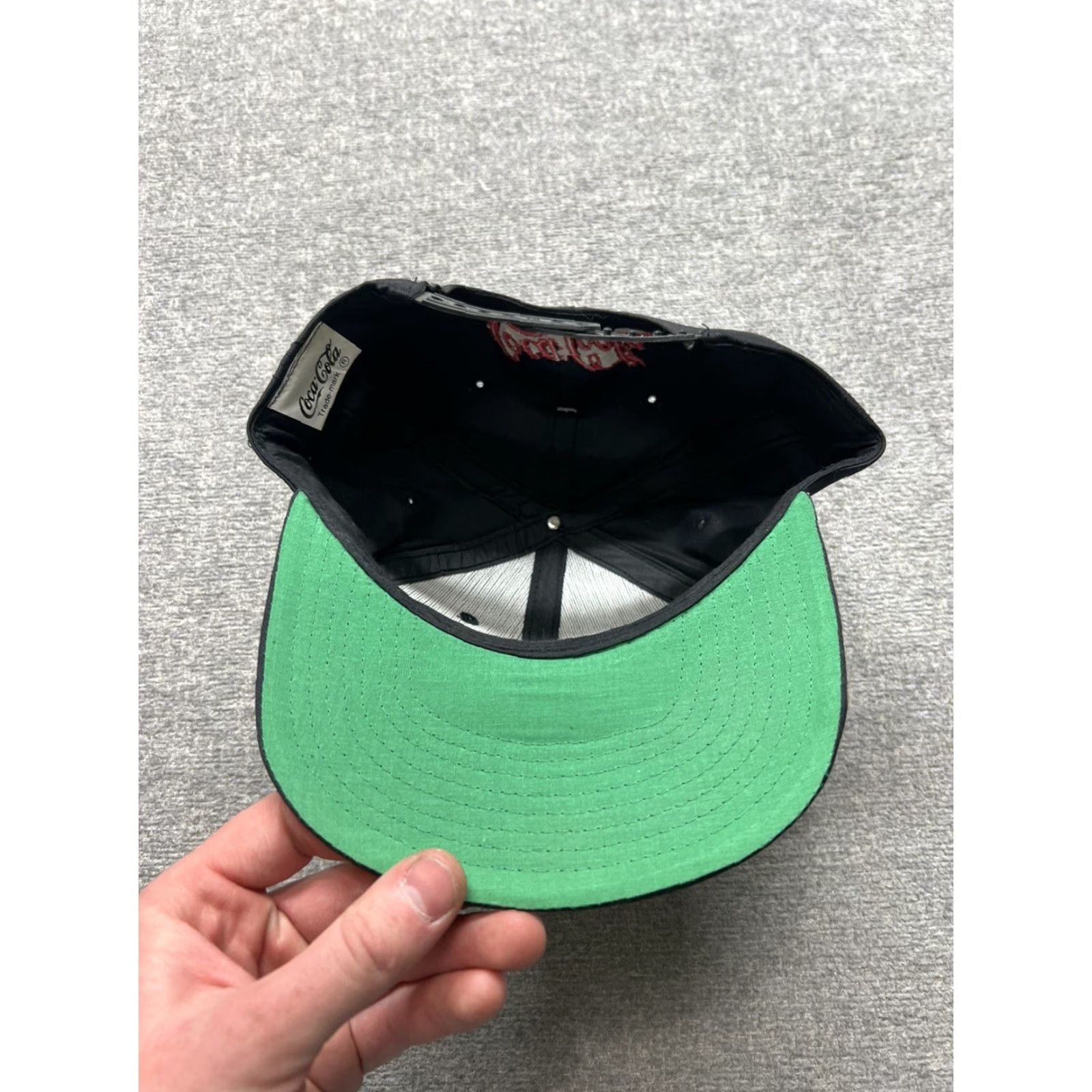 Vintage VINTAGE Coca-Cola Snapback Hat Cap USA Red Black Adjustable Men Mens Hat Cap Coca-Cola Bear KC Vintage Size ONE SIZE - 6 Thumbnail