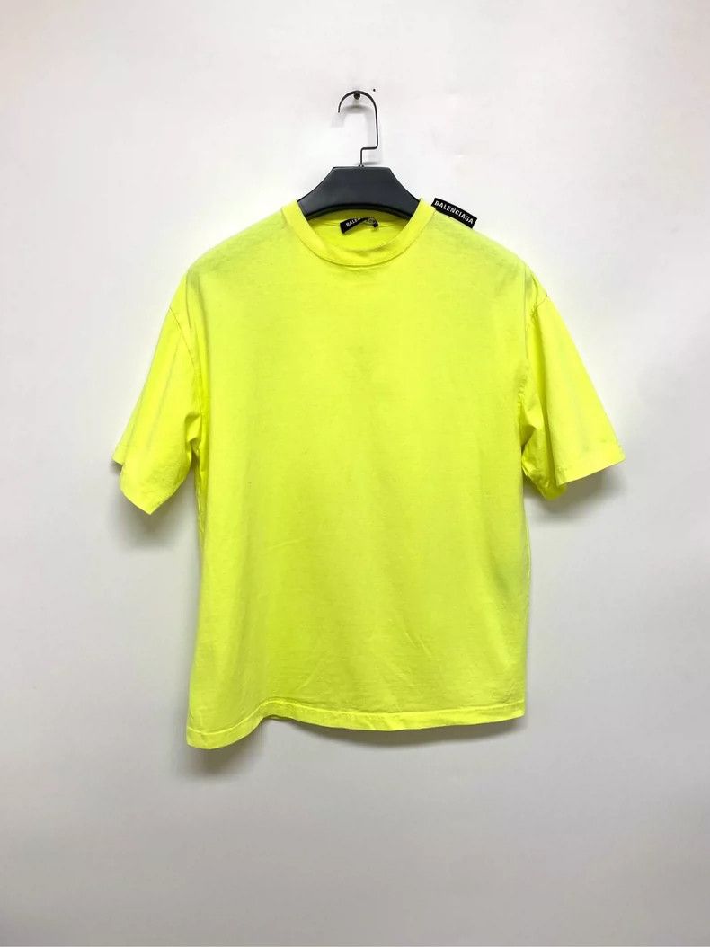 Balenciaga Balenciaga Fluorescent green short sleeve 2505-Nextarrow Size US S / EU 44-46 / 1 - 1 Thumbnail