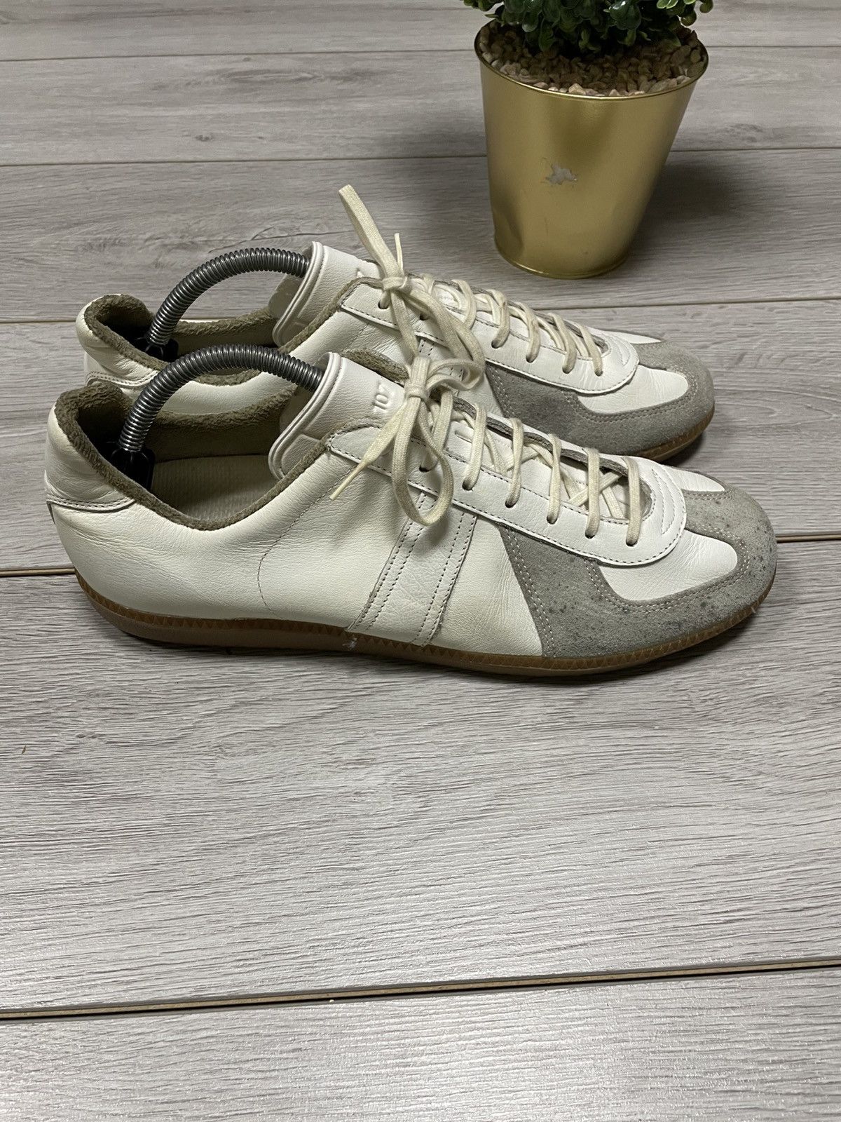 Vintage GAT Bw-sport 285 Margiela style vintage leather trainers Size US 11.5 / EU 44-45 - 3 Thumbnail