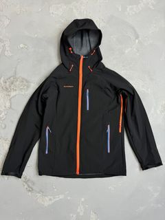 Men's MAMMUT Extreme GORE-TEX PRO Shell Jacket Full Zip Hooded M RARE Black