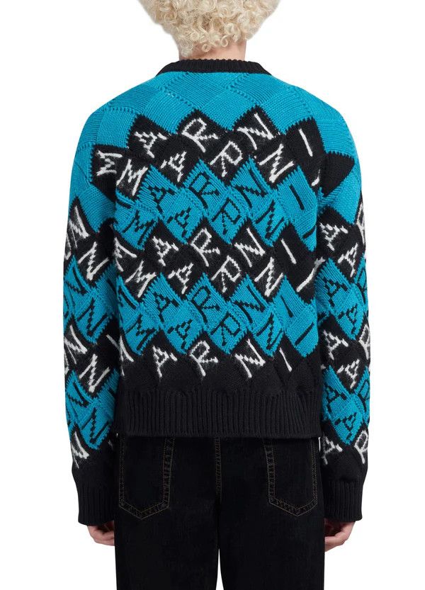 Marni oc11z0525 Block Logo Sweater in Multicolor Size US S / EU 44-46 / 1 - 2 Thumbnail