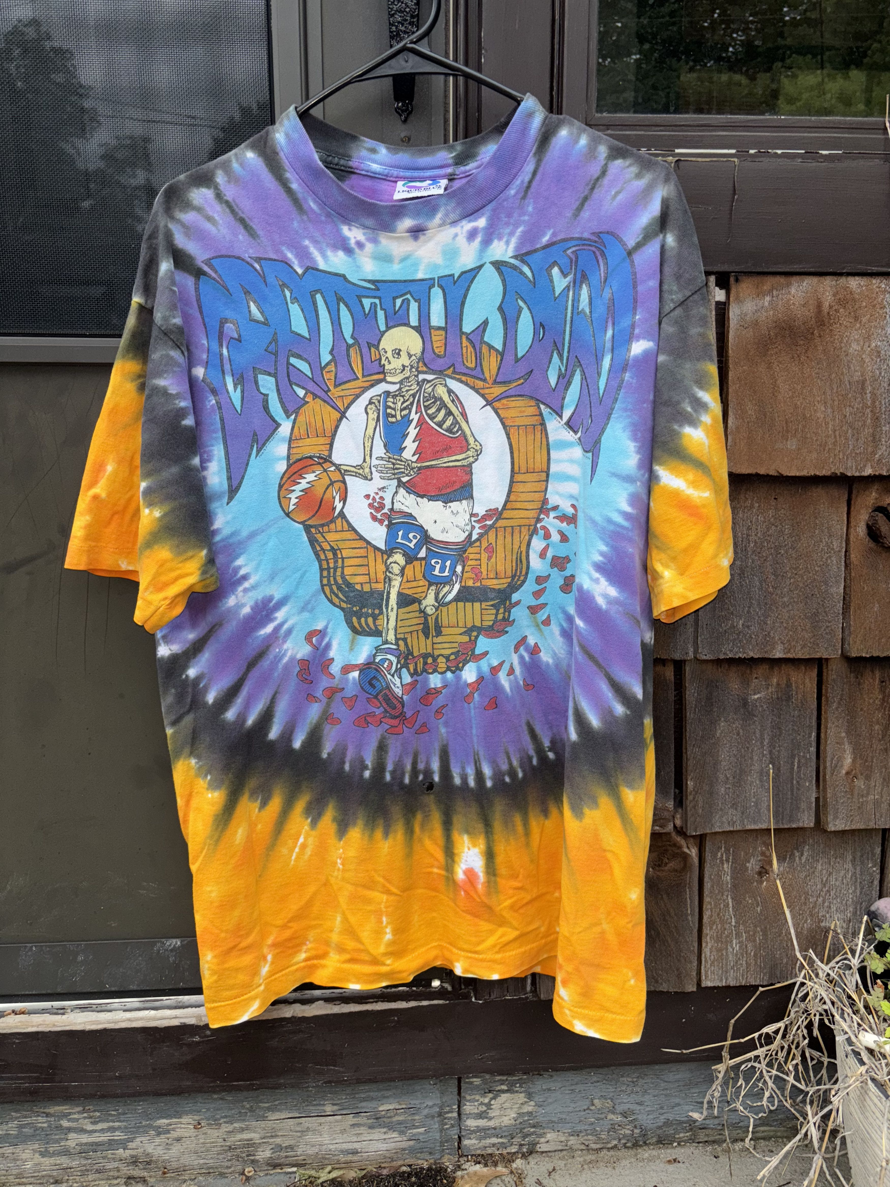 Grateful Dead × Liquid Blue 1991 Grateful Dead Boston Garden T Shirt Size US XL / EU 56 / 4 - 1 Thumbnail