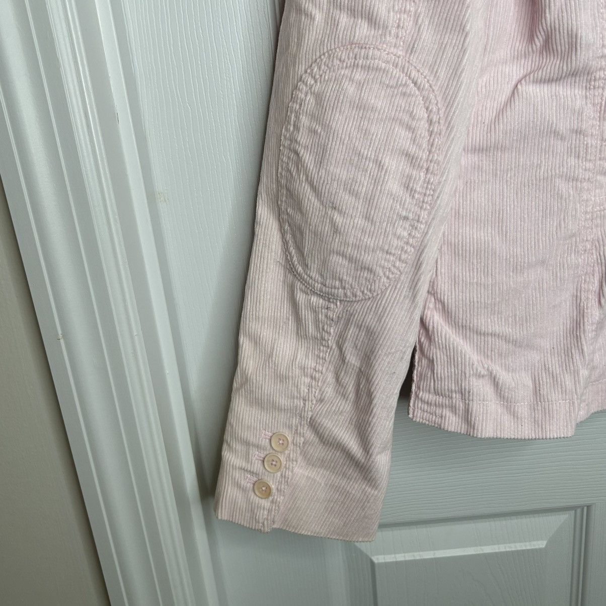 Calvin Klein Calvin Klein Light Pink Corduroy Jacket Blazer Size 6 Size M / US 6-8 / IT 42-44 - 7 Thumbnail