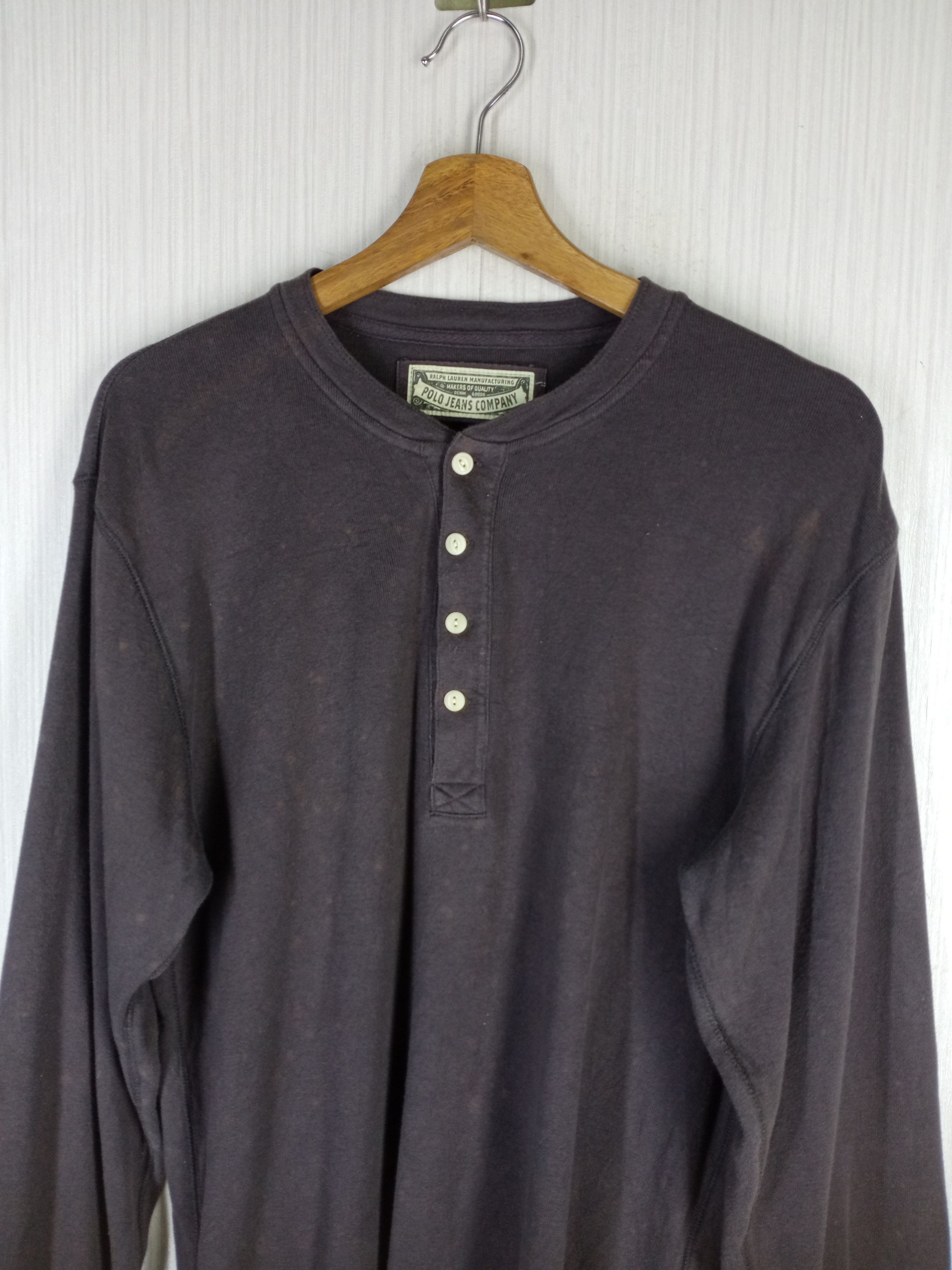 Polo Ralph Lauren Rare Vintage Polo Jeans Company Long Sleeve Tshirt Size US L / EU 52-54 / 3 - 2 Thumbnail