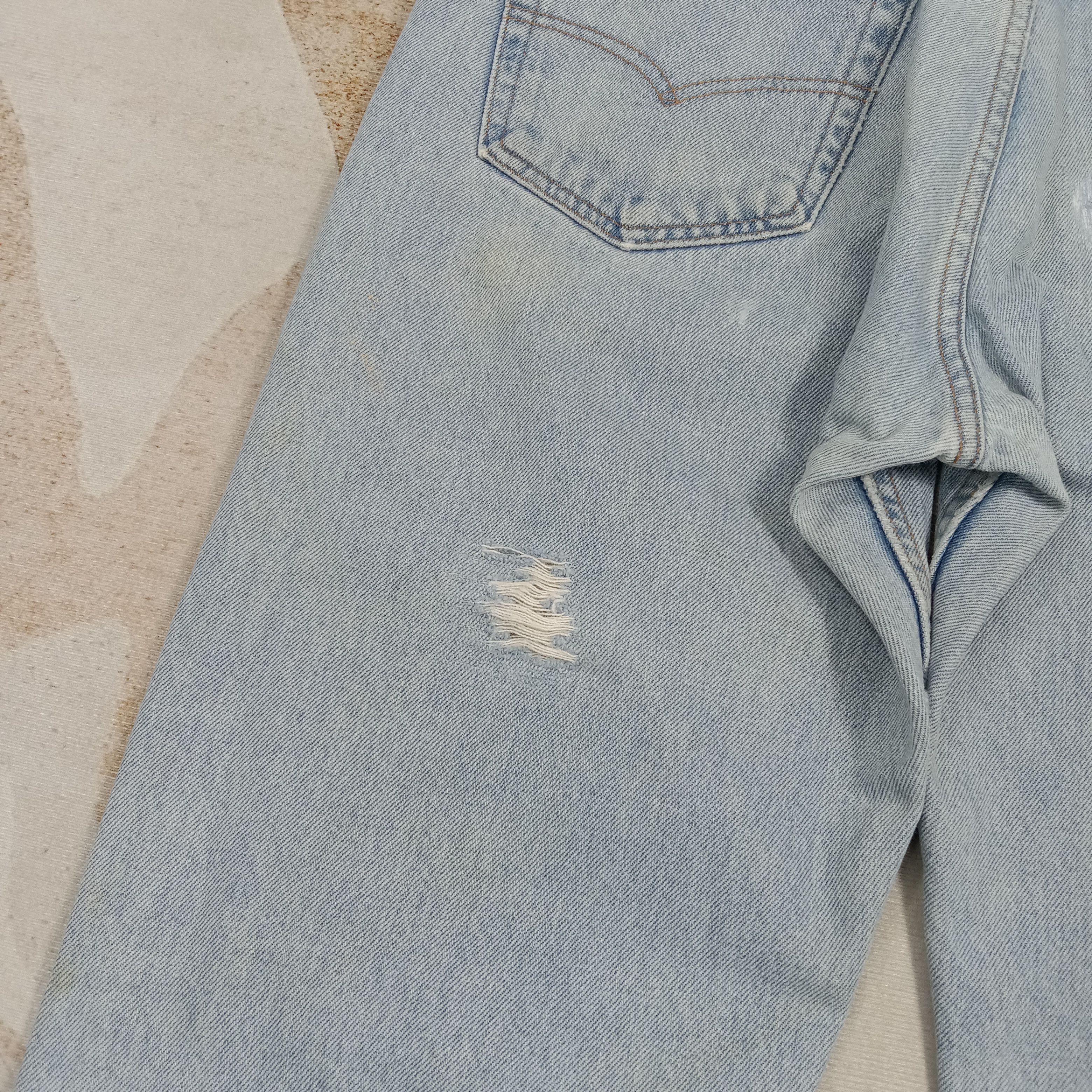 Levi's Levi's 505 Distressed Style Denim Jeans C272N28 Size US 32 / EU 48 - 9 Thumbnail