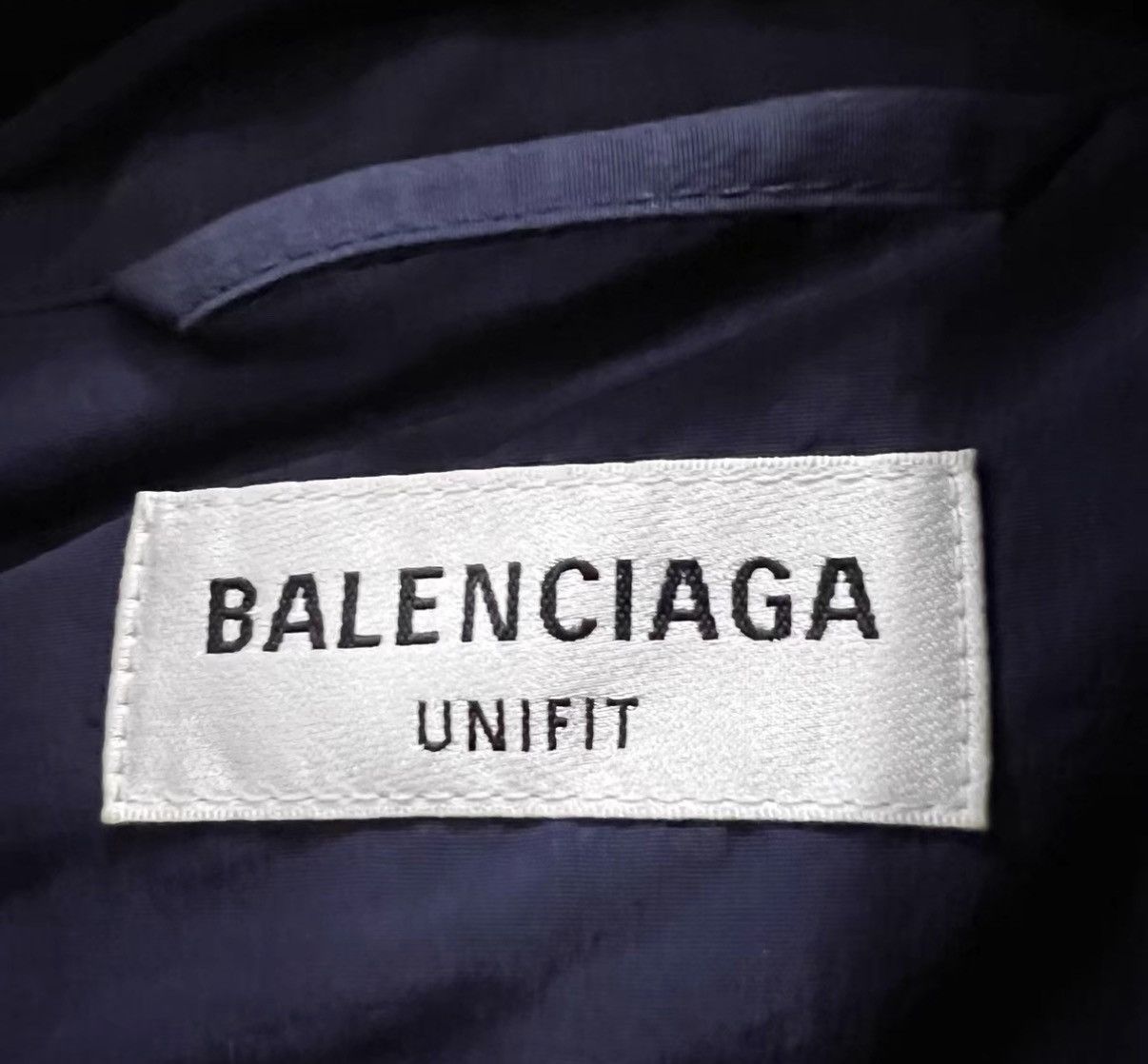 Balenciaga Balenciaga Striped Logo Stand Collar Jacket J41 Size US XS / EU 42 / 0 - 3 Thumbnail