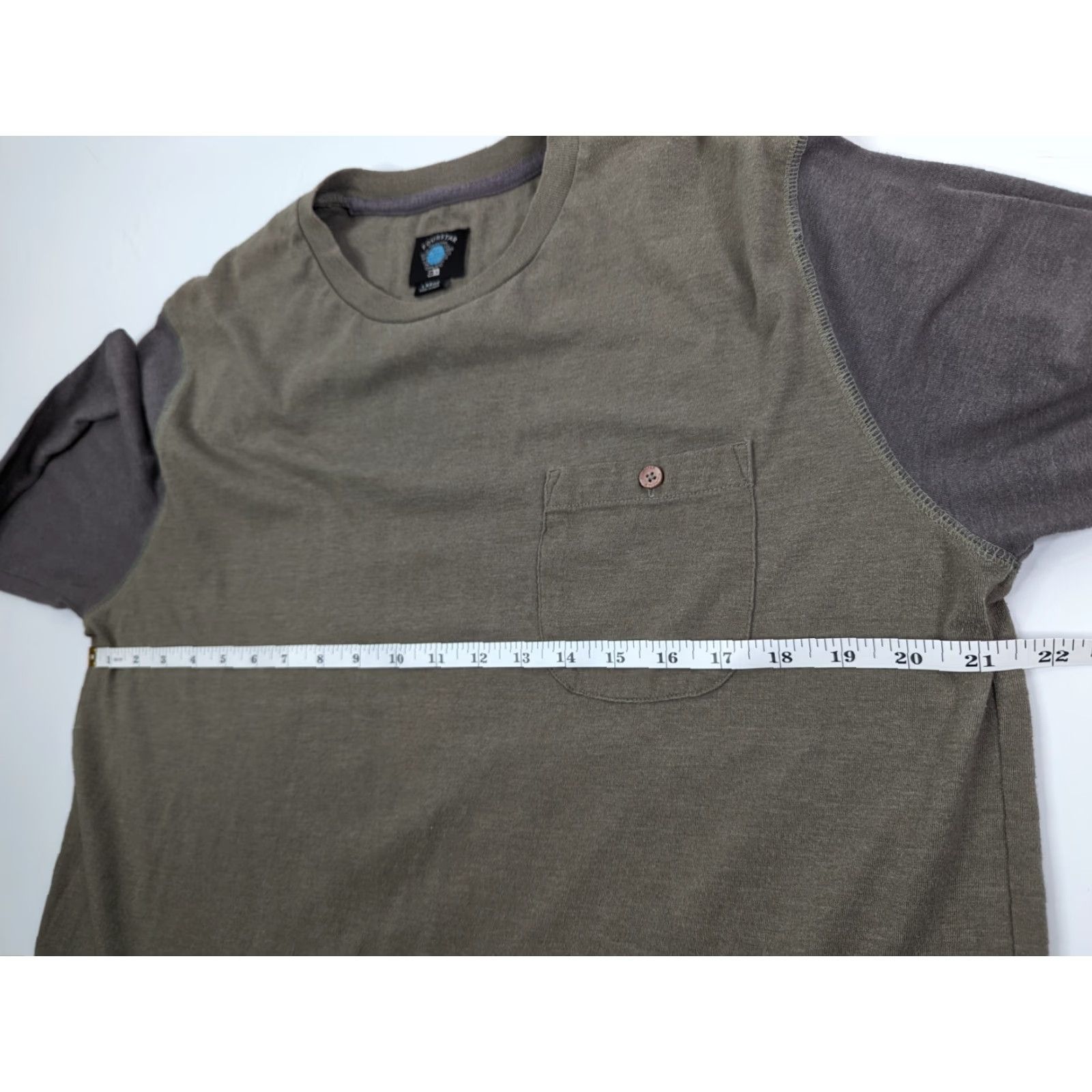 Vintage Fourstar Raglan Tee 3/4 sleeve Baseball Shirt Men's Size Large Skate Pocket Gray Stars Shirt Mens L Size US L / EU 52-54 / 3 - 6 Thumbnail