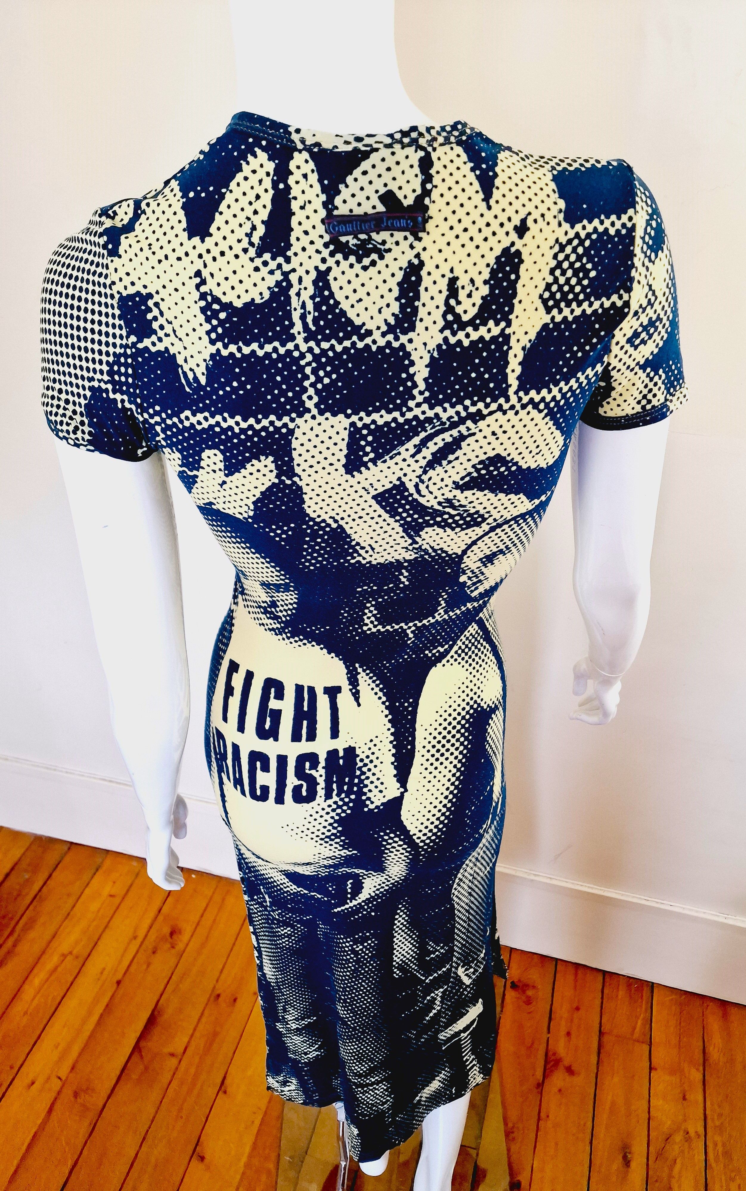 Jean Paul Gaultier Jean Paul Gaultier Punk Fight Against Racism 1997 Dress Size M / US 6-8 / IT 42-44 - 8 Thumbnail