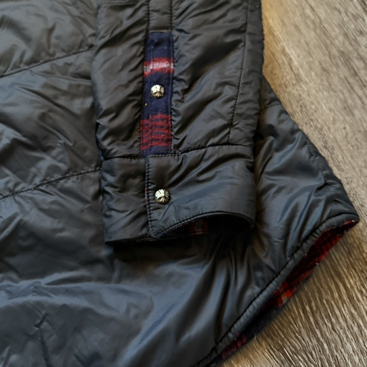 Chrome Hearts Chrome Hearts Patch Flannel Reversible RARE 1/1 Patch Hoodie Size US L / EU 52-54 / 3 - 15 Thumbnail