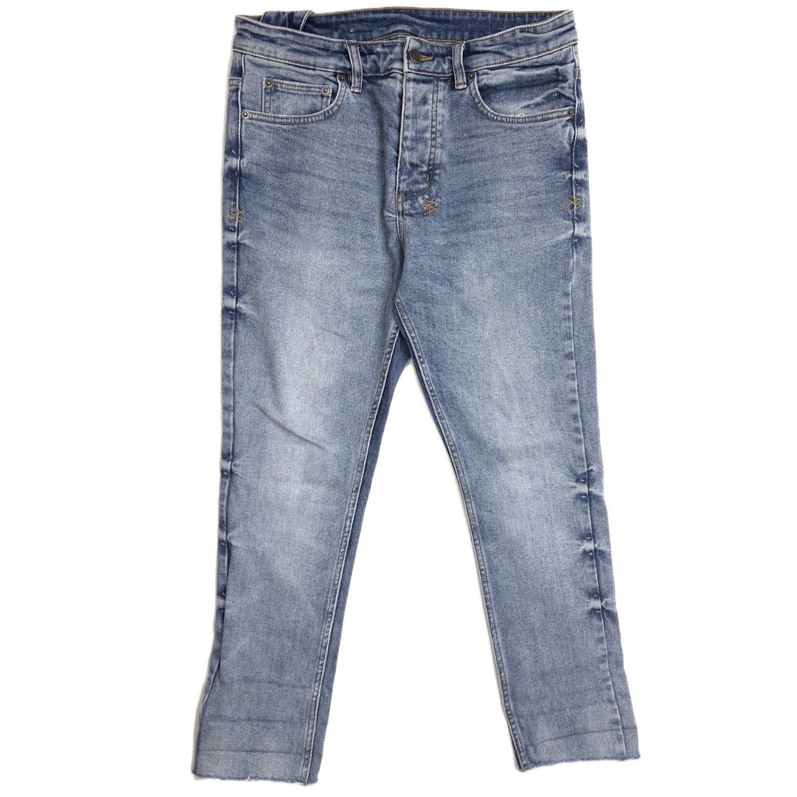 Ksubi Chitch Pure Dynamite Jeans Mens 31x26 Button Fly Blue