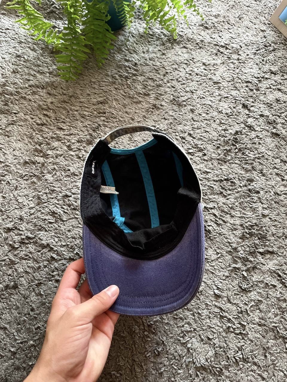 Diesel × Vintage Diesel Cap Streetwear Archive Vintage Center Logo Y2k Rare Size ONE SIZE - 6 Thumbnail