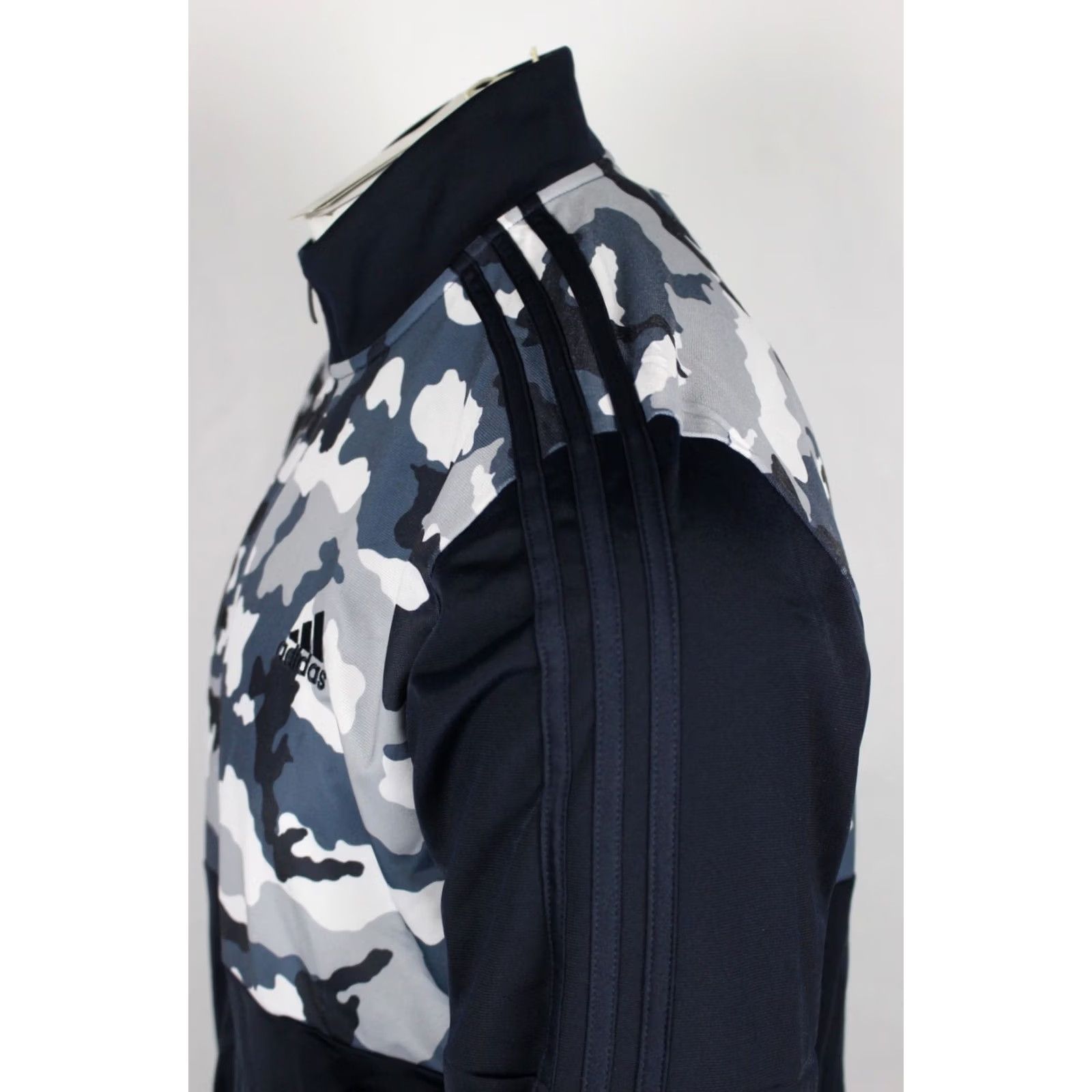 Adidas Adidas Men's Trio Track Jacket Full Zip L Large Legend Ink Camo Size US L / EU 52-54 / 3 - 3 Thumbnail