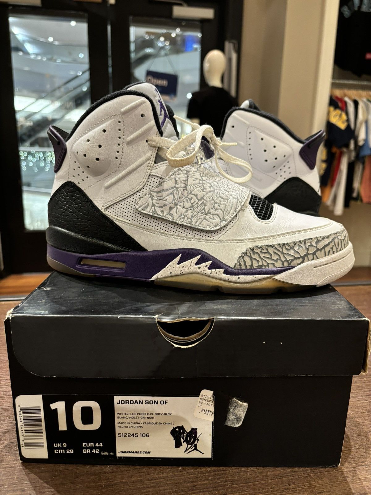 Jordan Brand Jordan son of mars club purple Grailed