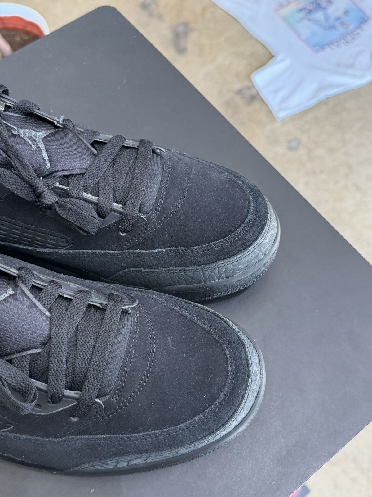Jordan Brand Jordan Spizike Low Black Cat Size 12 (2024) Size US 12 / EU 45 - 8 Thumbnail