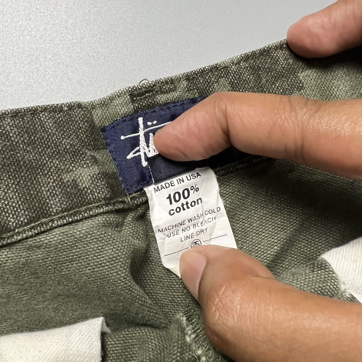 Stussy × Vintage Vintage 1990s Stussy Digital Camouflage Shorts Size US 30 / EU 46 - 4 Thumbnail