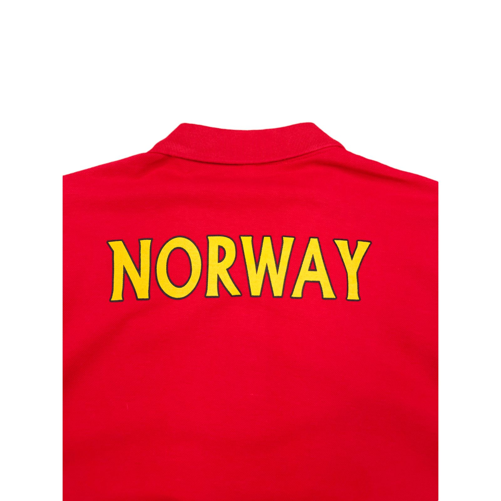 Vintage 💎90's Norway Country Flag Red Polo Shirt T-shirt Tee Y2K XL Size US XL / EU 56 / 4 - 4 Thumbnail
