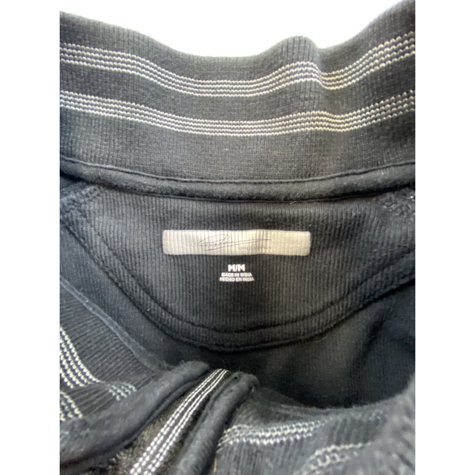Vintage Greg Norman 1/4 Zip Sweater Mens Medium Black Pullover Collared Classic Style Size US M / EU 48-50 / 2 - 3 Thumbnail