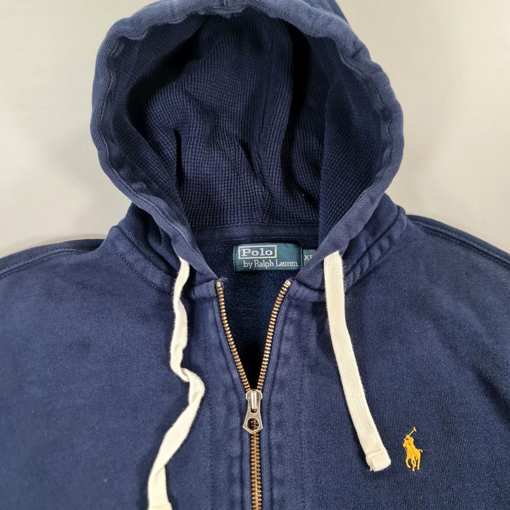 Polo Ralph Lauren Polo Ralph Lauren Hoodie Mens Navy Blue XL Full Zip Fleece Logo Pockets Size US M / EU 48-50 / 2 - 2 Thumbnail