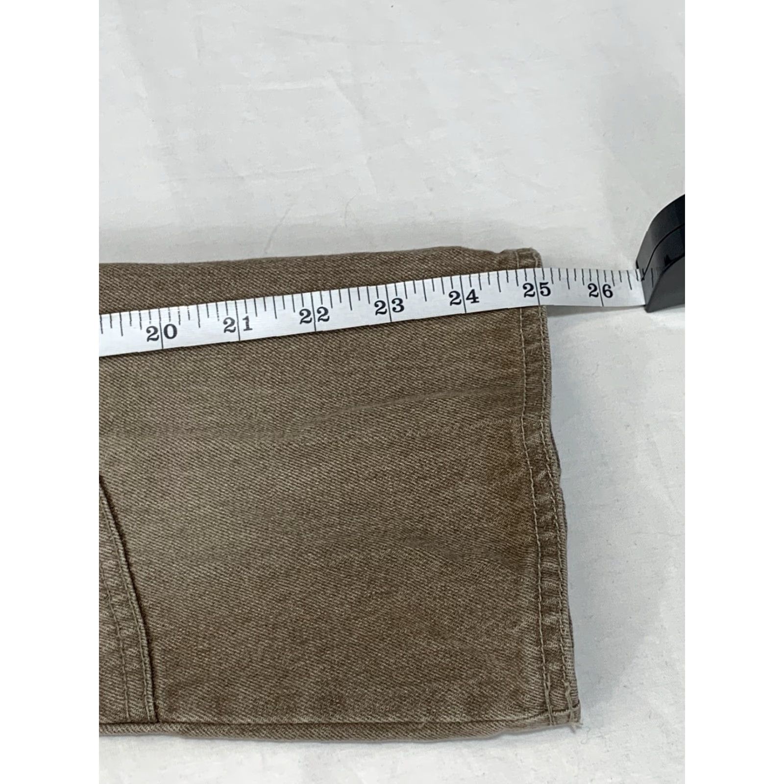 Denime VINTAGE Jeanology Denim Jacket Beige Size 10 Women Jacket Pea Coat Fall Winter Spring Denim Cotton Beige Button Regular Size 32" / US 10 / IT 46 - 7 Thumbnail