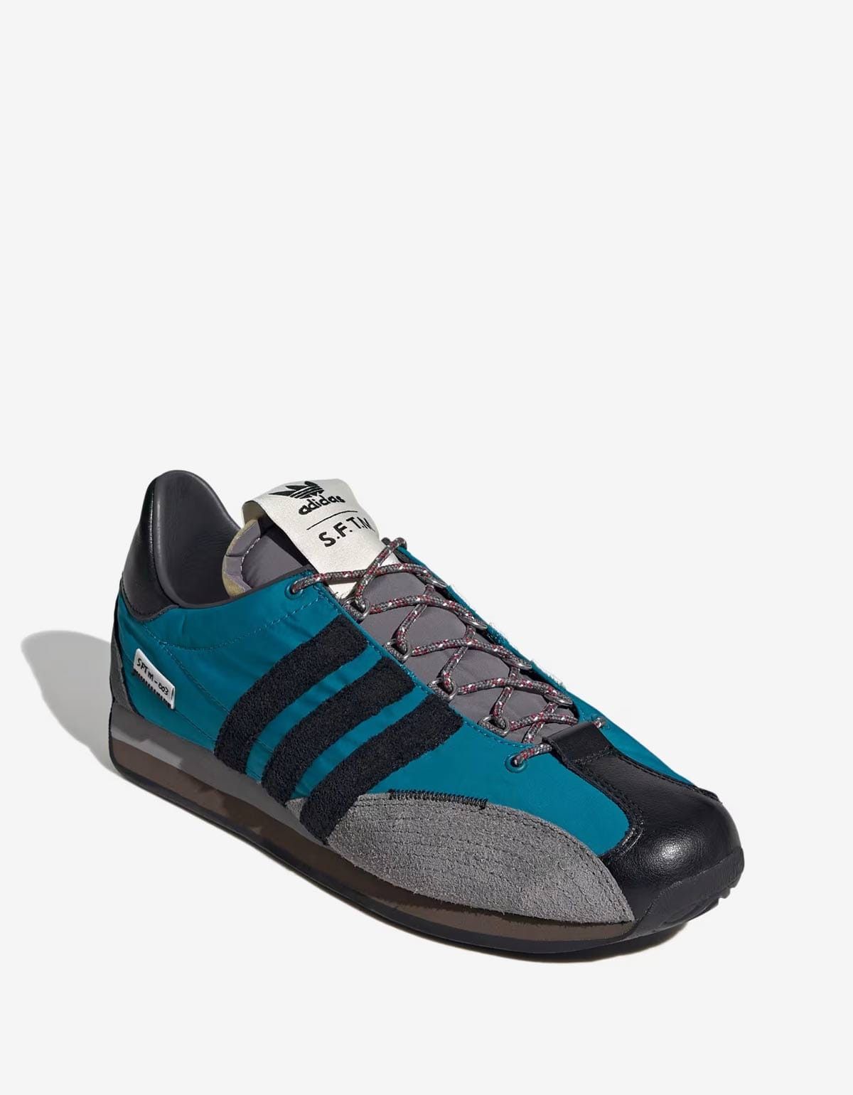 image of Adidas Sftm-003 Blue Country OG Trainers Shoes, Men's (Size 11)