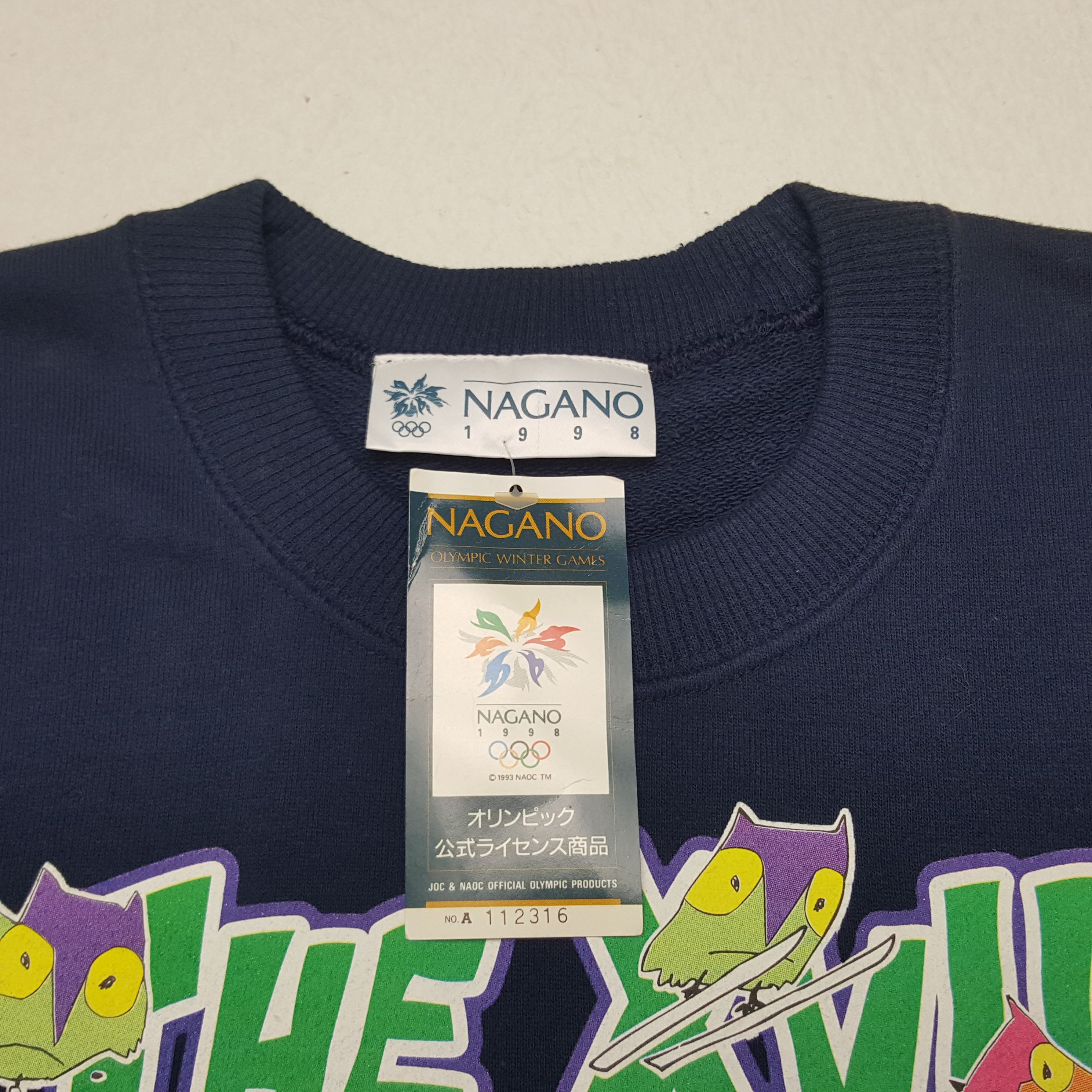 USA Olympics × Vintage Vintage Olympic Nagano 1998 Sportwear Promo Sweatshirt Size US M / EU 48-50 / 2 - 4 Thumbnail