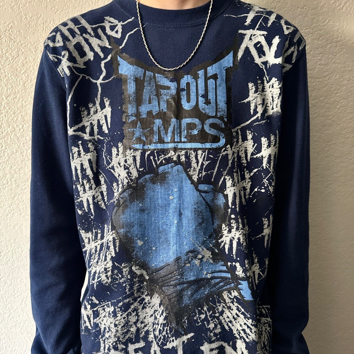 Affliction × JNCO × Tapout Tapout mps long sleeve thermal shirt Size US M / EU 48-50 / 2 - 2 Thumbnail