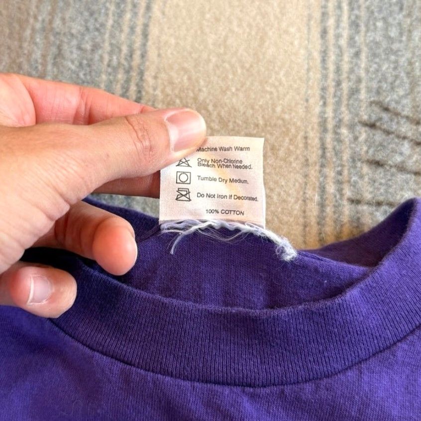 Planet Hollywood VINTAGE Planet Hollywood Reno Shirt XL Purple Made In USA 90s Mens Short Sleeve Size US XL / EU 56 / 4 - 4 Thumbnail
