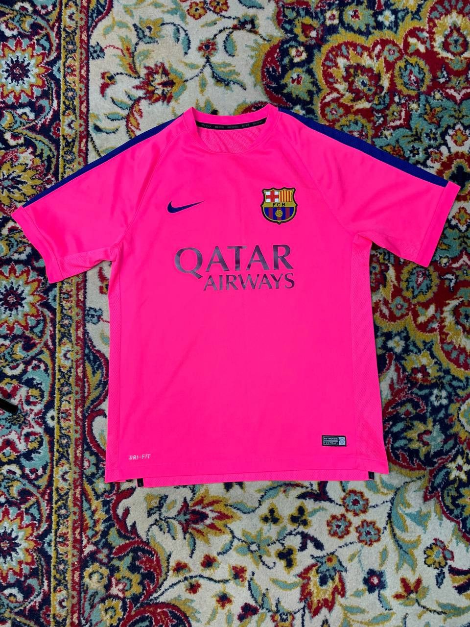 Nike BARCELONA FC 2014-15 TRAINING SHIRT NIKE JERSEY SOCCER Size US S / EU 44-46 / 1 - 1 Thumbnail