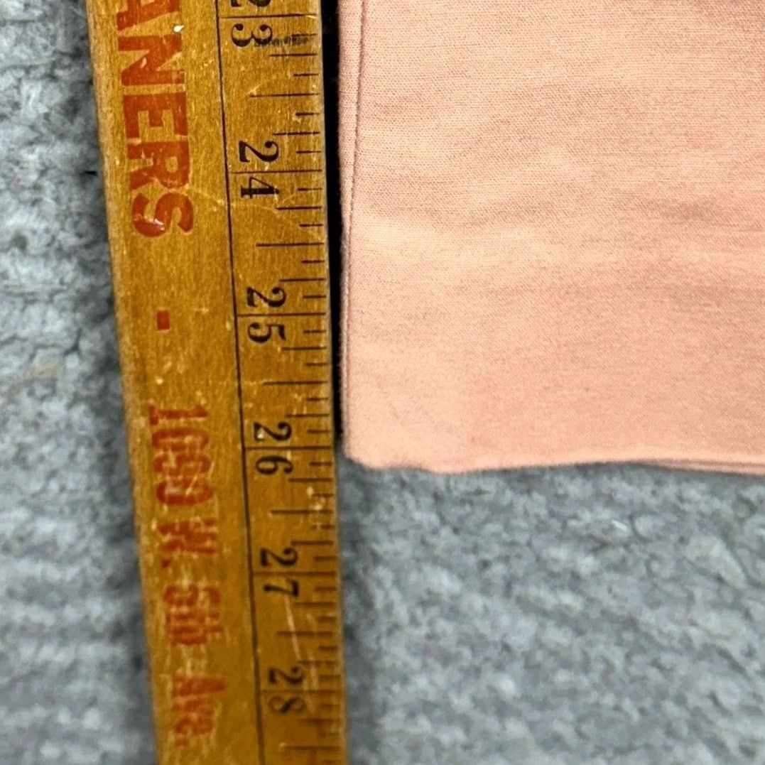 Loft LOFT Marisa Pants Women 14 Peach Pink Cropped Stretch Trousers Flat Front Casual Size 36" / US 14 / IT 50 - 6 Thumbnail