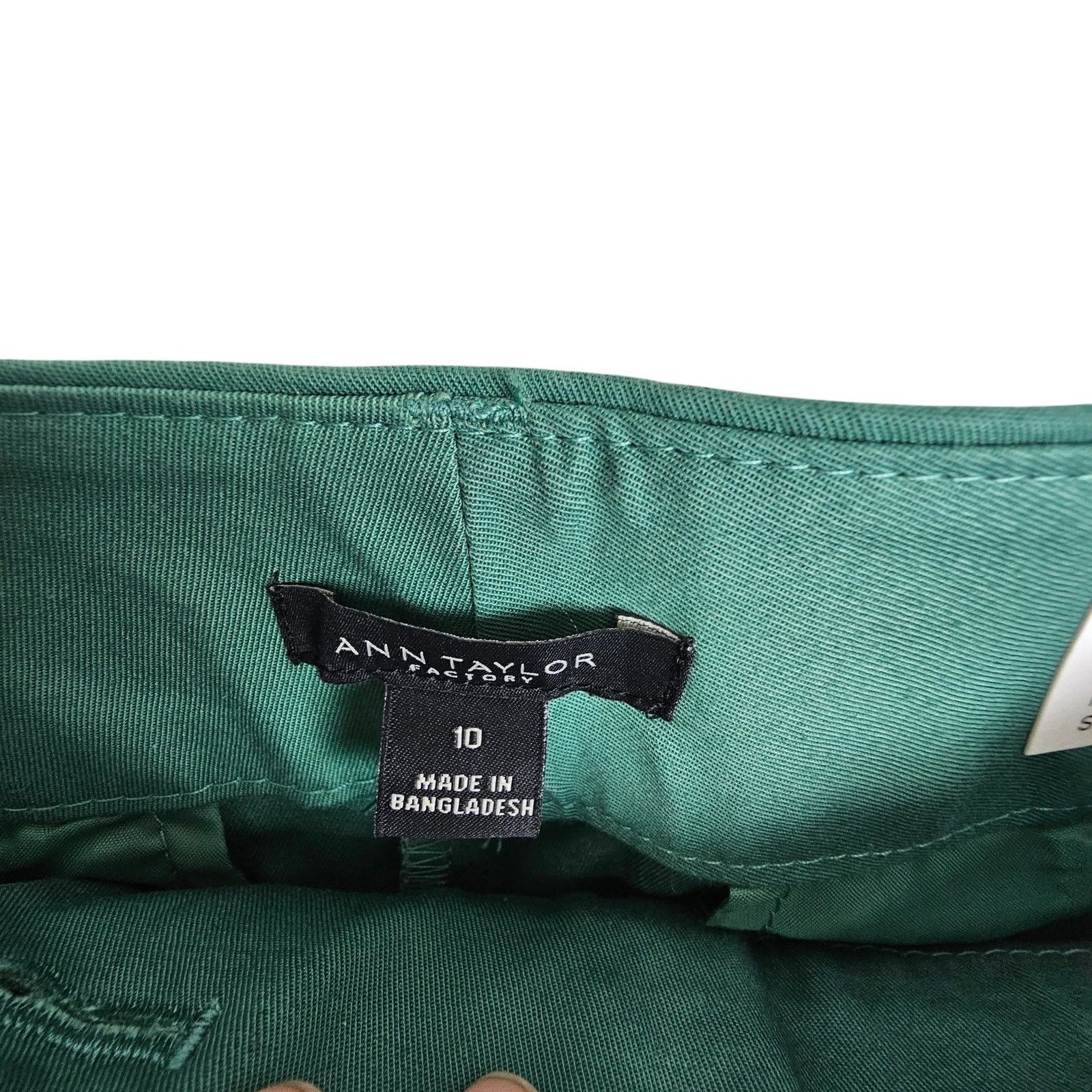 Ann Taylor Ann Taylor Womens The Crop Curvy Fit Trouser Pants Size 10 Size 32" / US 10 / IT 46 - 5 Thumbnail