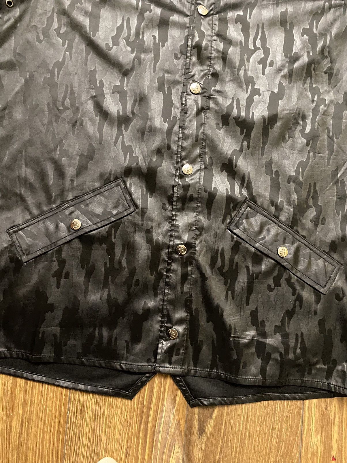 Drop Dead Clothing Drop Dead Stealth Camo Rain Jacket Rare Vintage Size US S / EU 44-46 / 1 - 13 Thumbnail