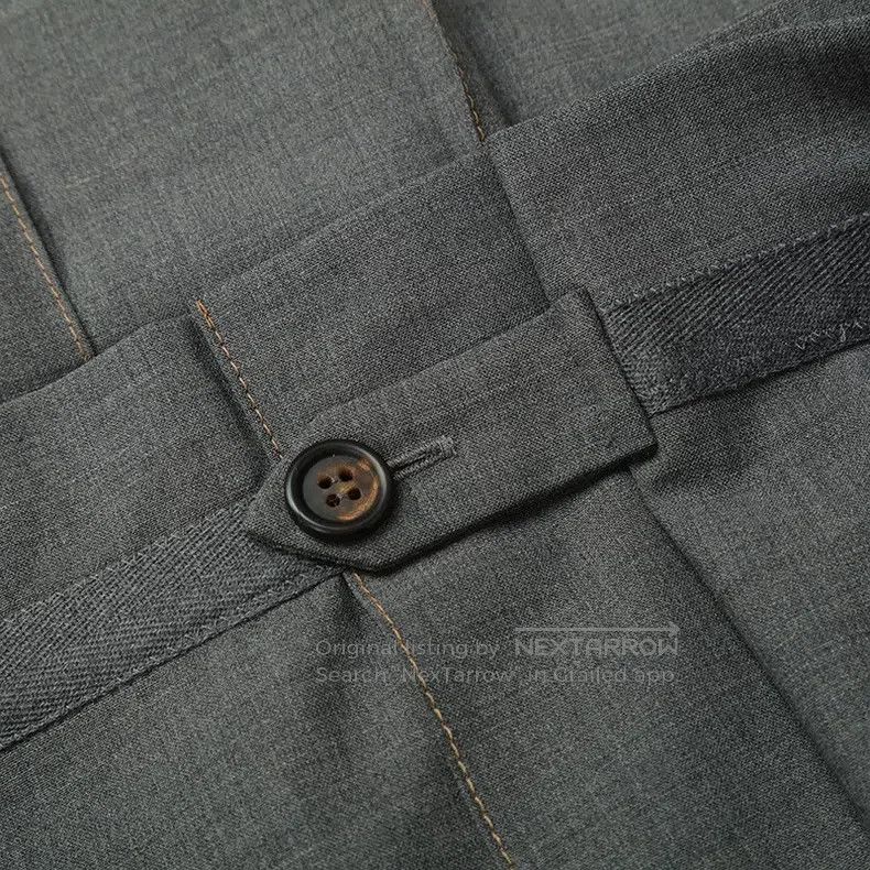 Brunello Cucinelli Brunello Cucinelli Lady's pleated wool A-line half skirt Size 27" / US 4 / IT 40 - 4 Thumbnail