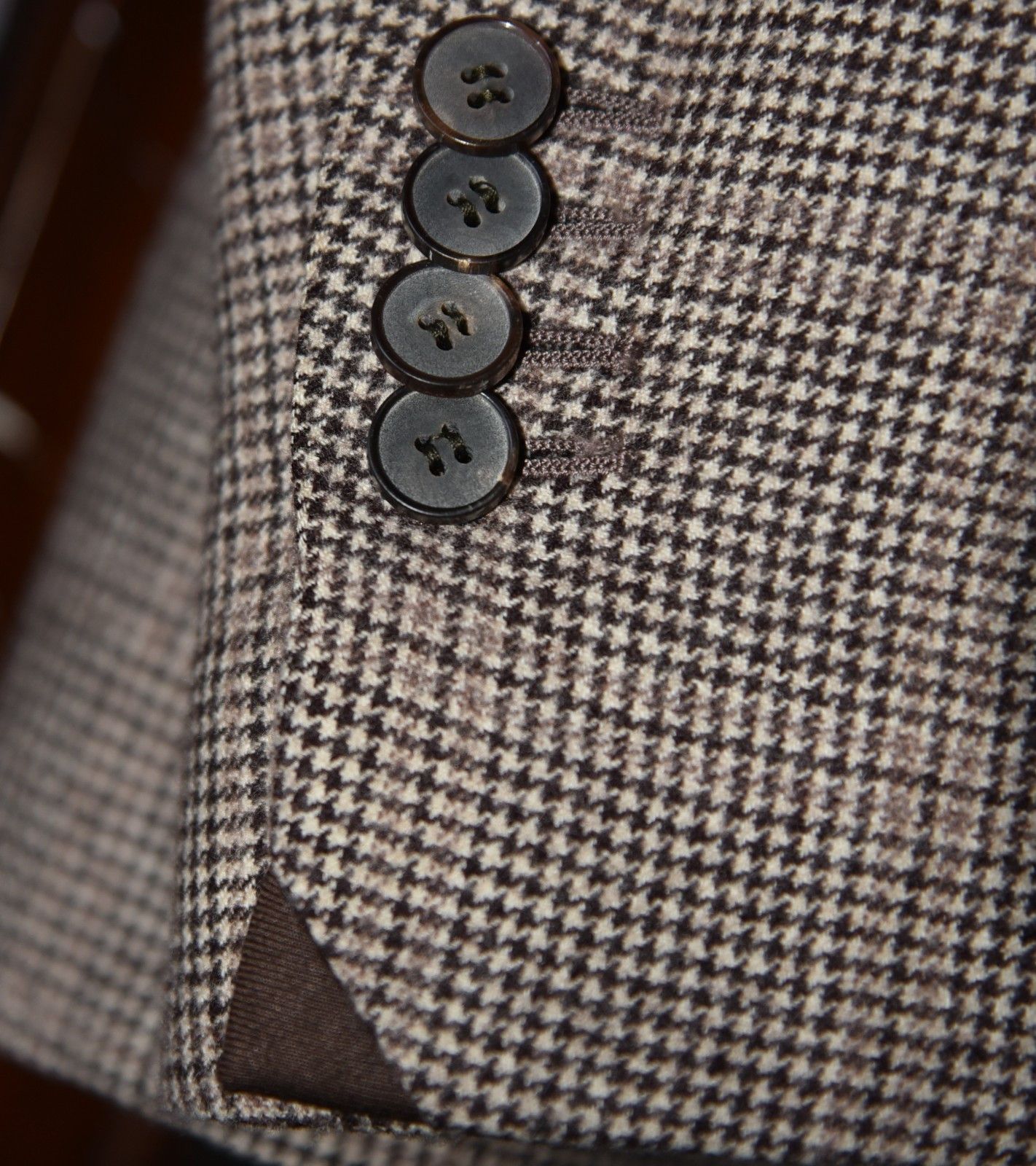 Suitsupply Suitsupply 40R Havana Brown Glenheck Sport Coat Size 40R - 2 Thumbnail