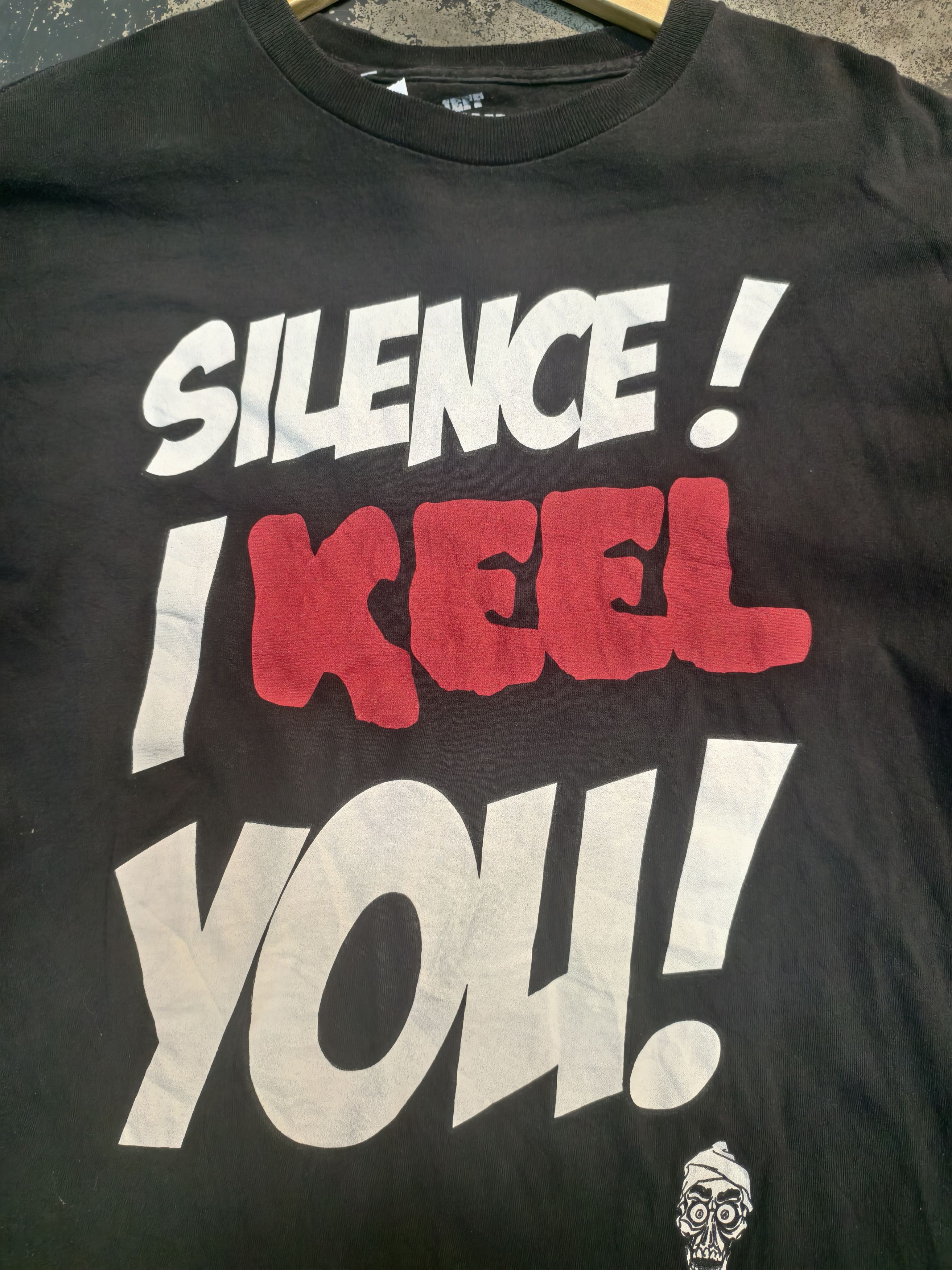 Vintage Jeff Dunham silent i keel you ! Size US L / EU 52-54 / 3 - 2 Thumbnail