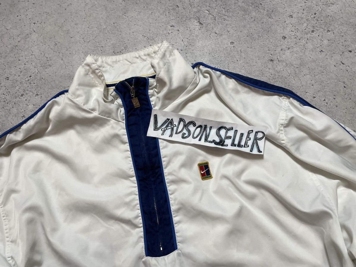 Nike Vintage 90s Anorak Jacket Nike Challenge Court Andre Agassi Size US L / EU 52-54 / 3 - 7 Thumbnail