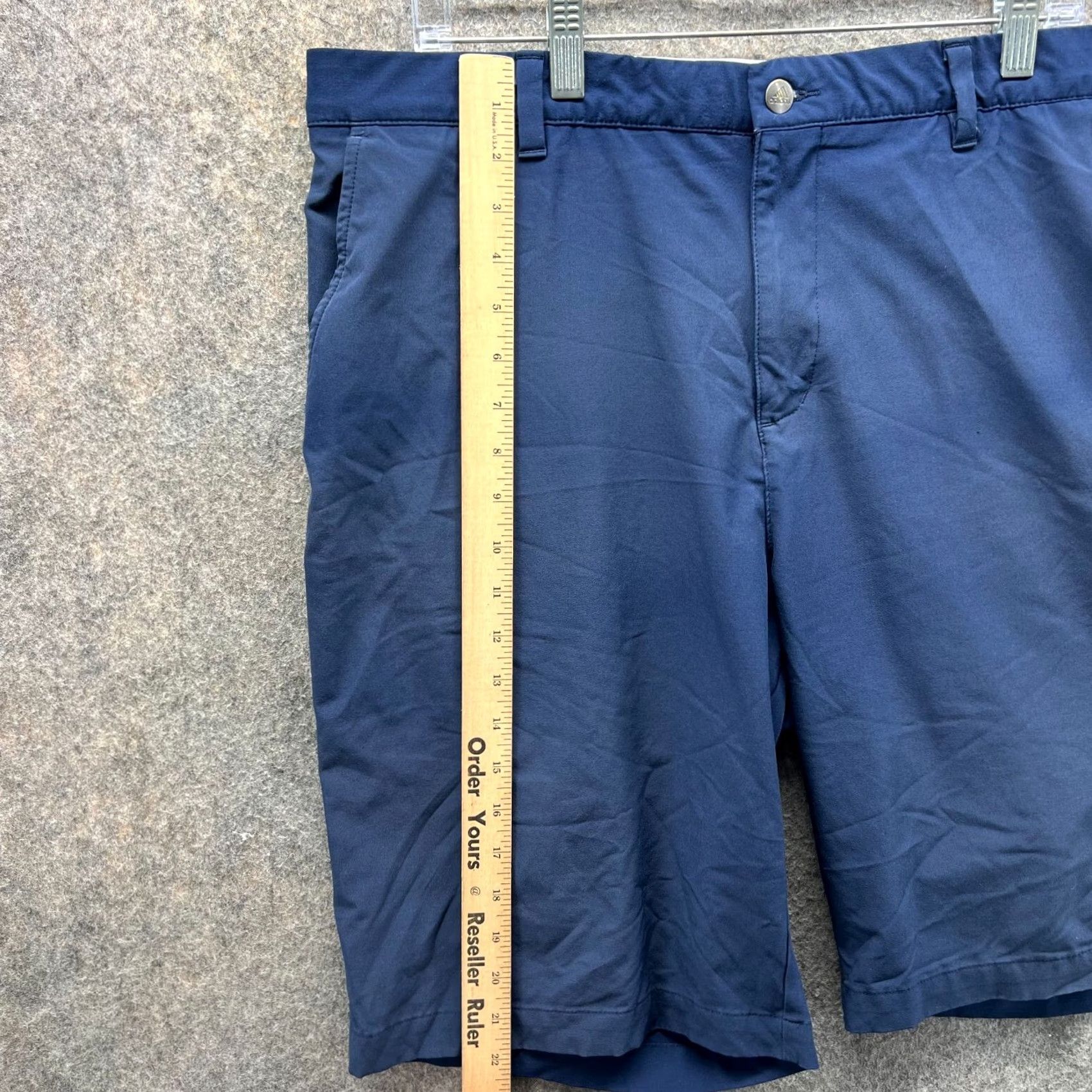 Adidas Adidas 365 Shorts Mens 38 Adult Blue Chino Flat Athletic Golfer Golf Trefoil Shirt Size US 38 / EU 54 - 5 Thumbnail
